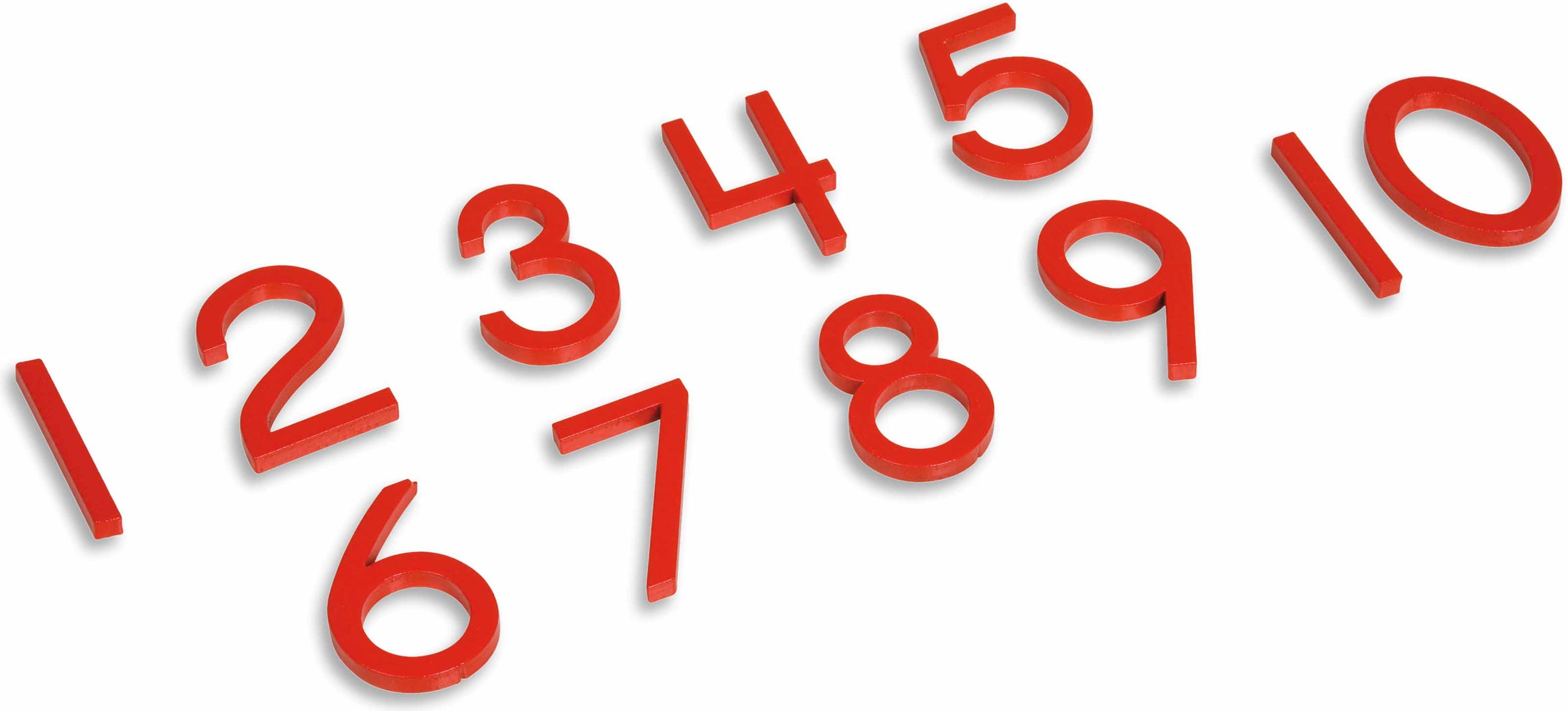 Nienhuis Montessori Cut-Out Numerals: US Version - obrázek 1