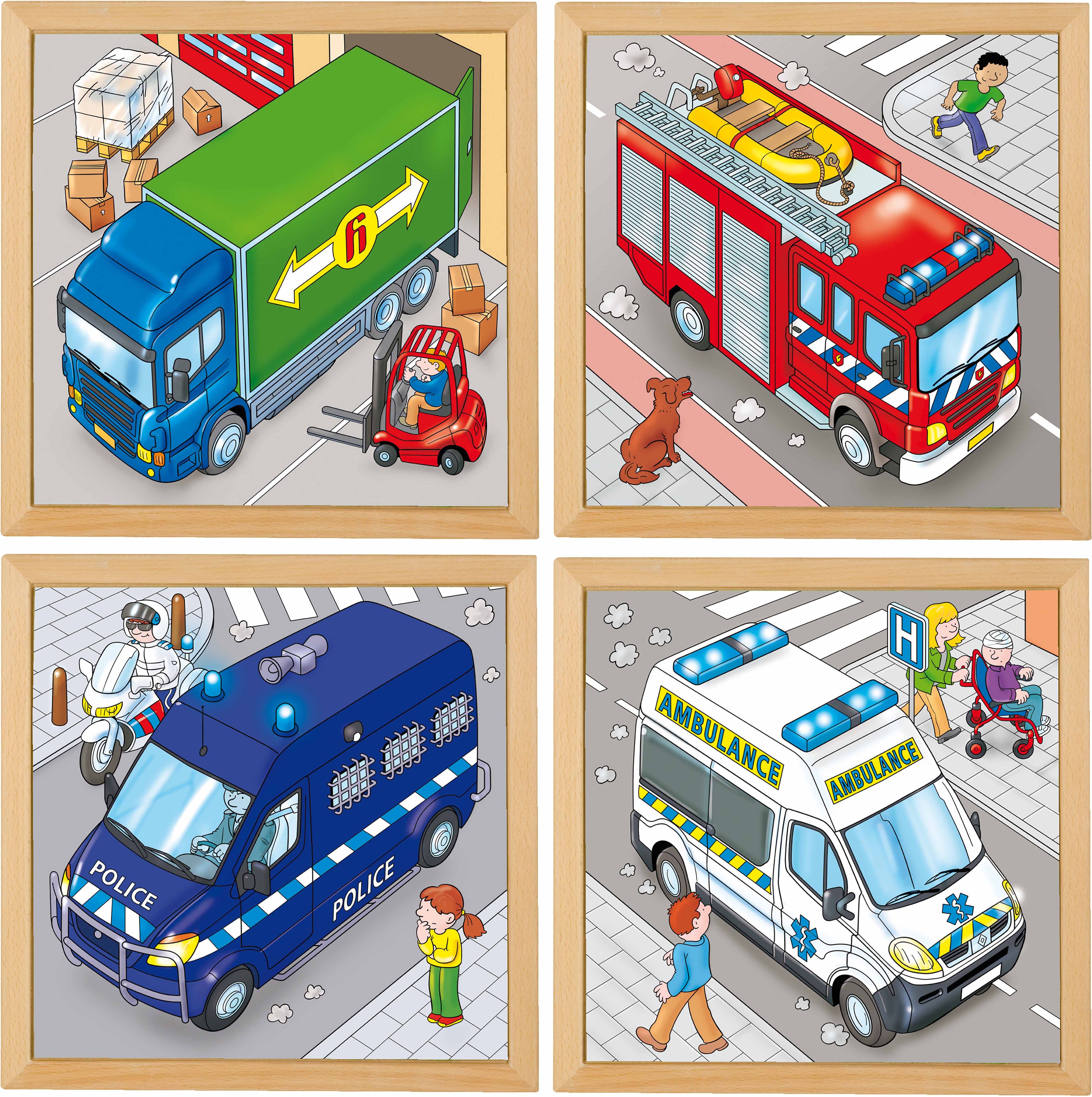 Educo E523256 Puzzles in 2 layers - set of 4 - obrázek 1