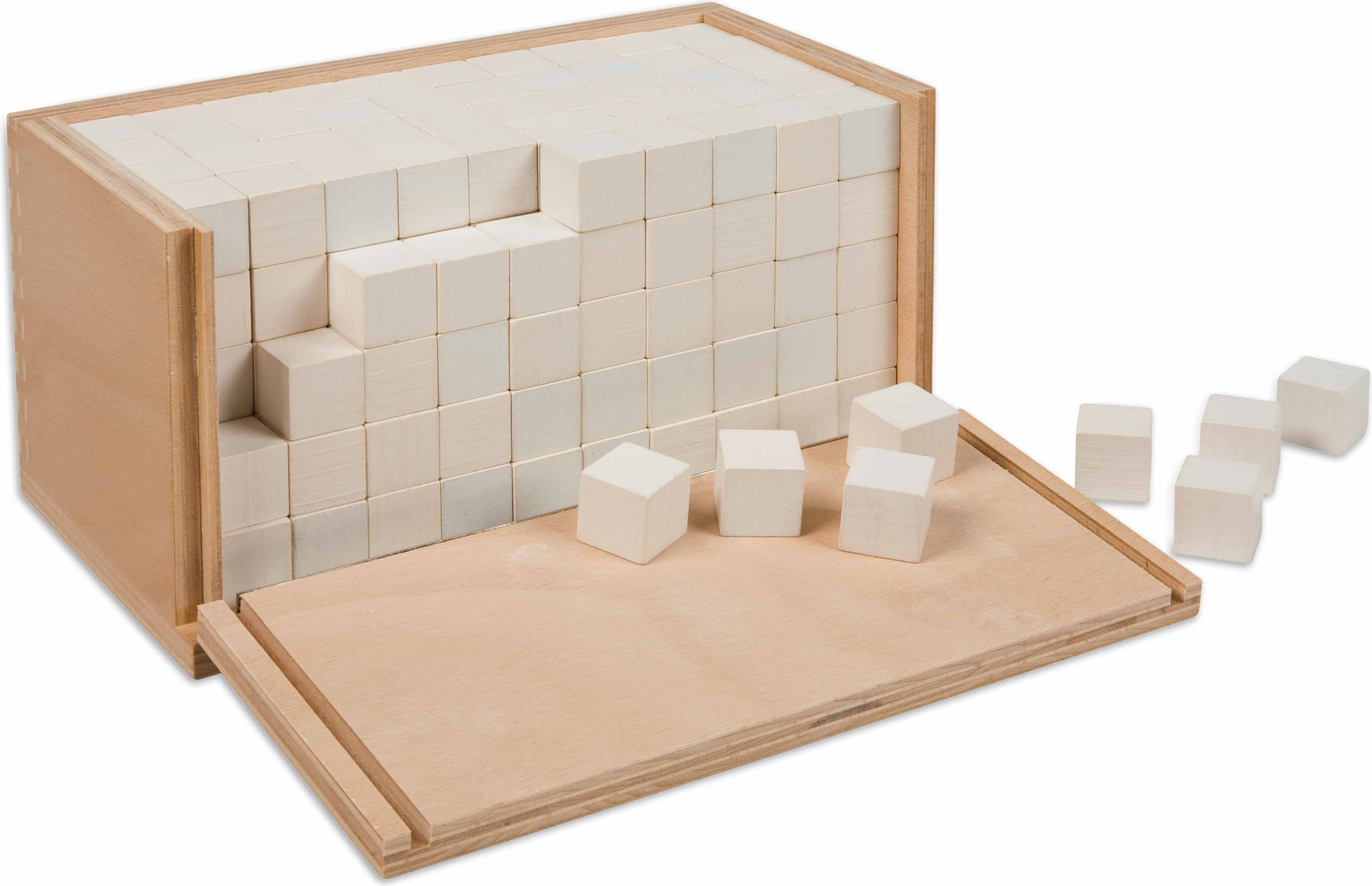 Nienhuis Montessori Volume Box With 250 Cubes - obrázek 1
