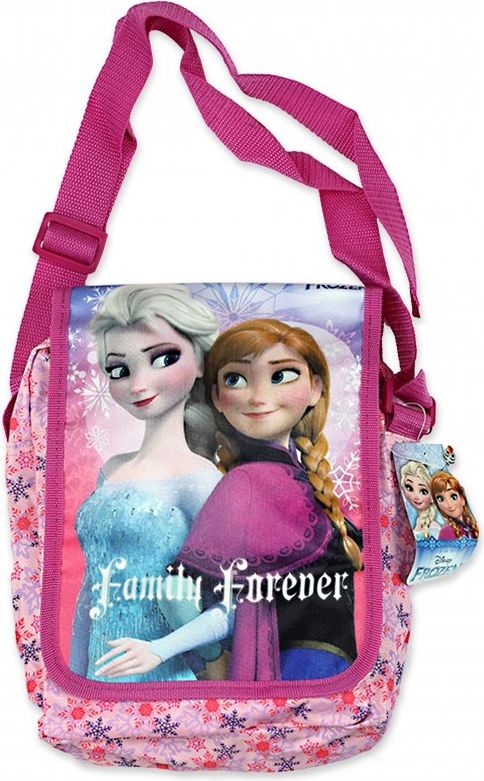 Setino · Velká taška přes rameno s klopou Ledové království - Frozen - s obrázkem princezen Anny a Elsy - obrázek 1