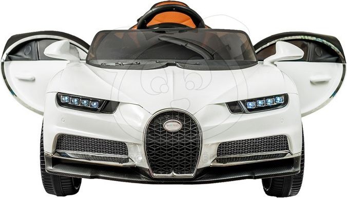 Elektrické autíčko Bugatti Chiron, kožená sedačka, 2.4GHz - červené - obrázek 3