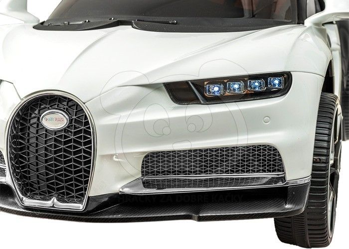 Elektrické autíčko Bugatti Chiron, kožená sedačka, 2.4GHz - červené - obrázek 6