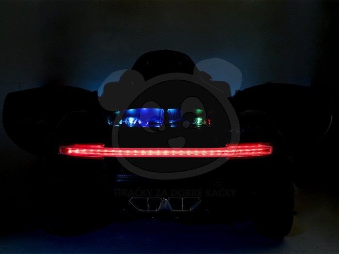 Elektrické autíčko Bugatti Chiron, kožená sedačka, 2.4GHz - červené - obrázek 7