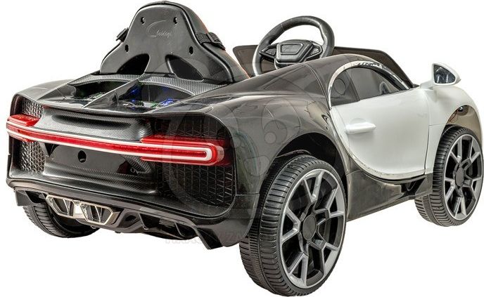Elektrické autíčko Bugatti Chiron, kožená sedačka, 2.4GHz - červené - obrázek 9