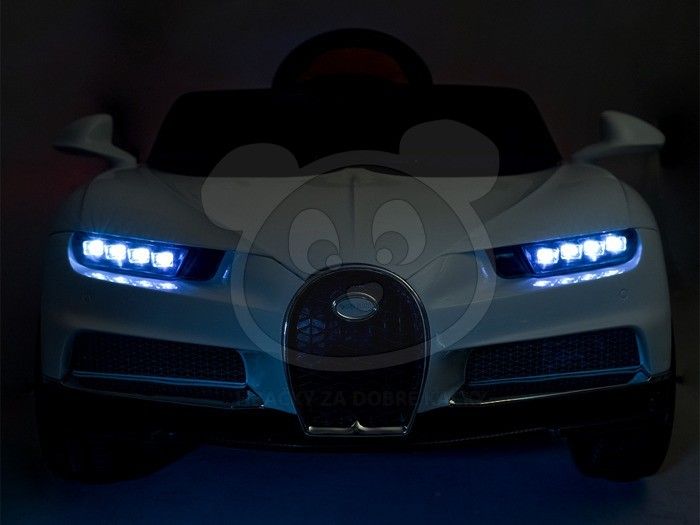 Elektrické autíčko Bugatti Chiron, kožená sedačka, 2.4GHz - červené - obrázek 10