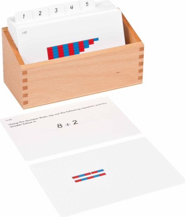 Nienhuis Montessori Červeno - modré tyče - Cvičební set - obrázek 1