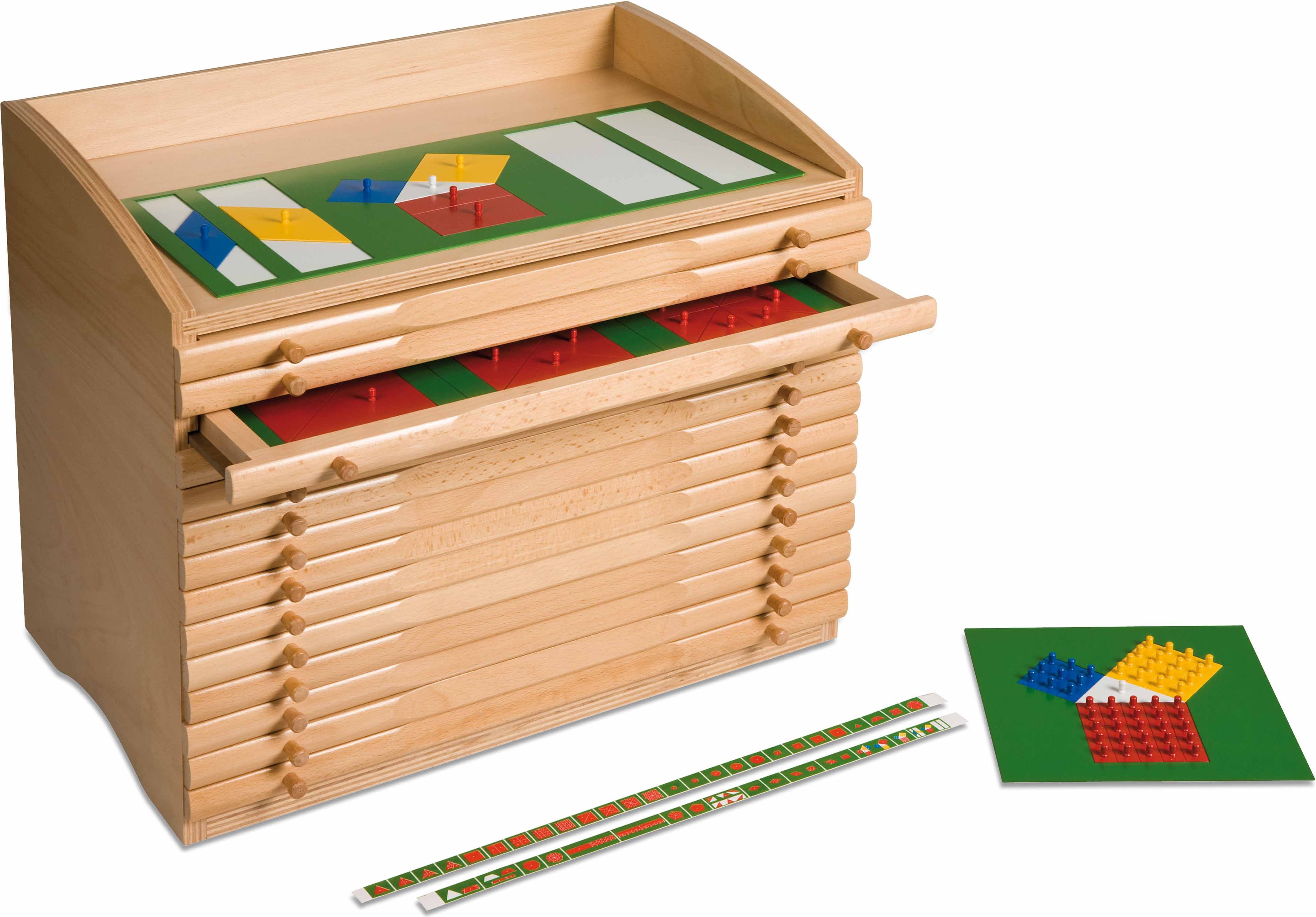Nienhuis Montessori Fraction Cabinet - obrázek 1