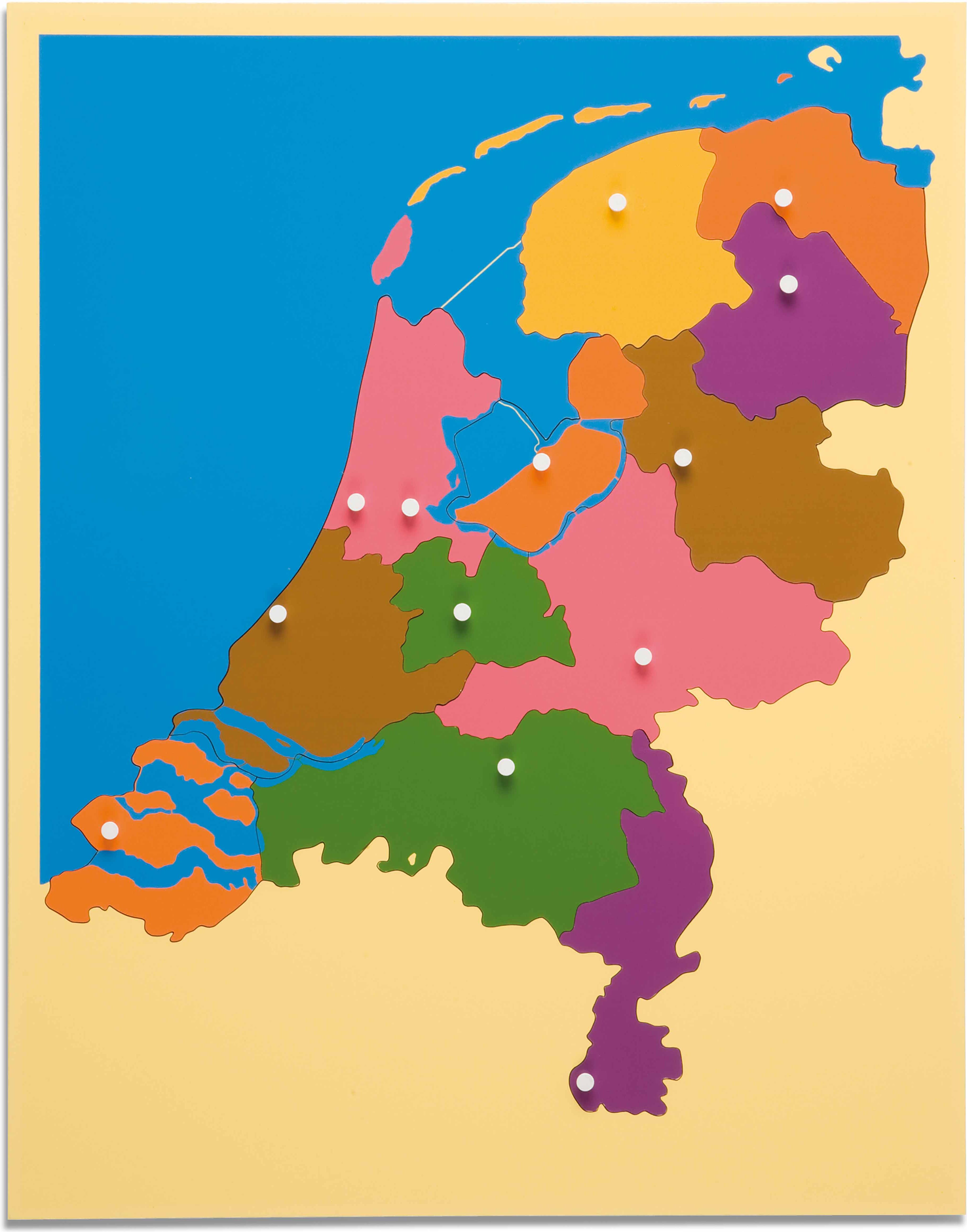 Nienhuis Montessori Puzzle Map: Netherlands - obrázek 1