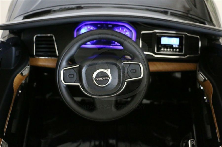 Elektrické autíčko Volvo XC90 2,4 GHz DO klíč dvoumístné, LAK - šedé - obrázek 14