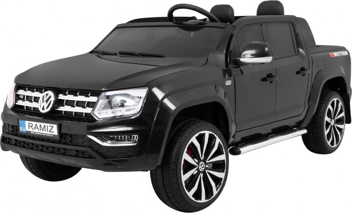 Elektrické autíčko Volkswagen AMAROK PICK-UP - černé - obrázek 1