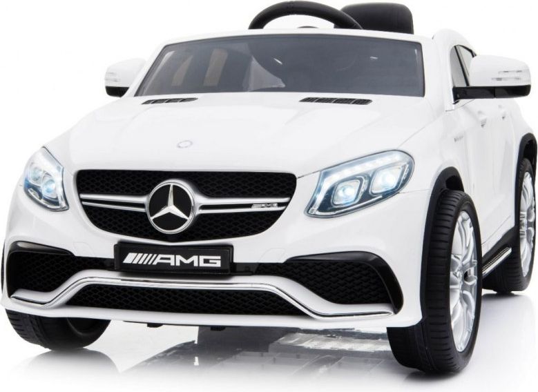 Elektrické autíčko Mercedes Benz GLE63 AMG - bílé - obrázek 1