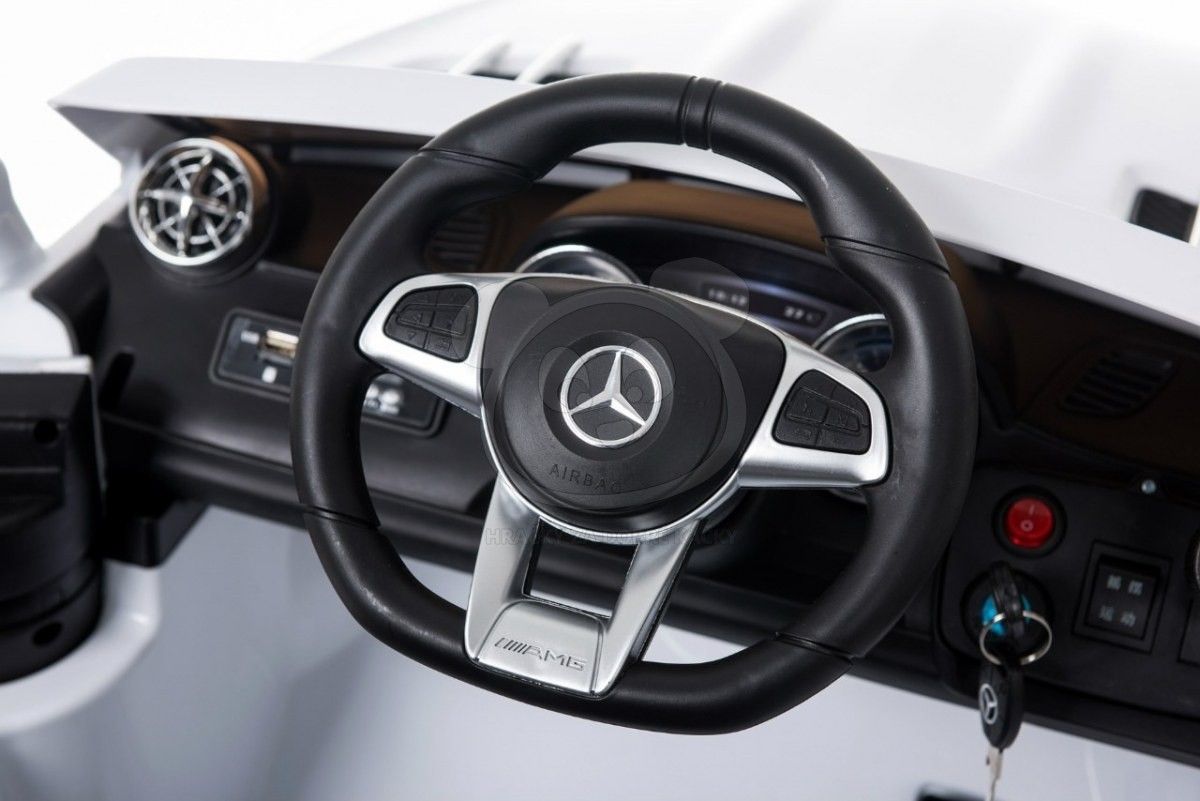 Elektrické autíčko Mercedes-Benz SL65 AMG - bílé - obrázek 7