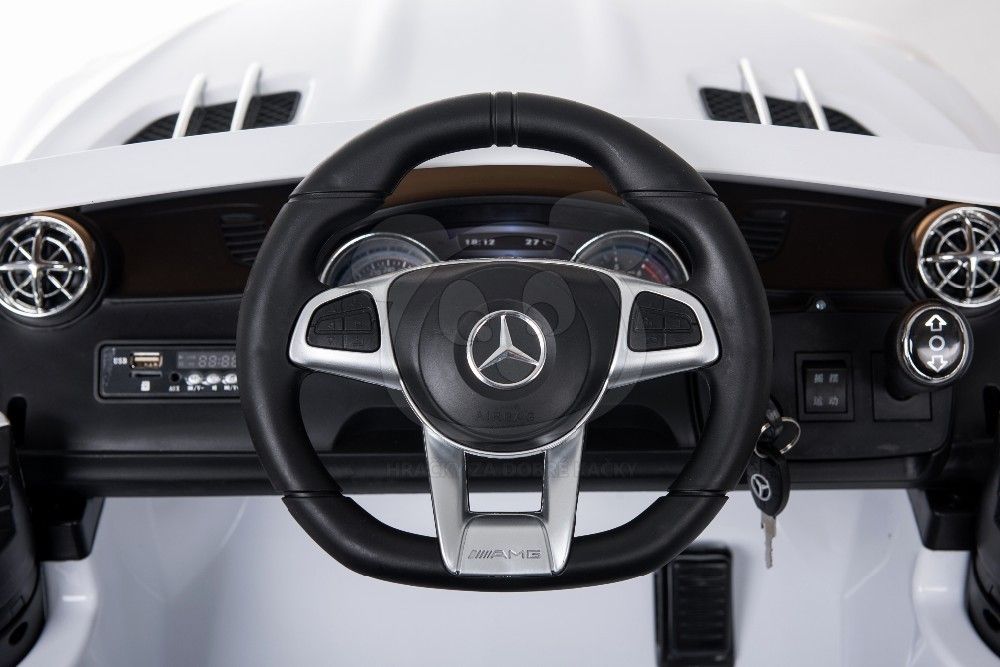 Elektrické autíčko Mercedes-Benz SL65 AMG - bílé - obrázek 10