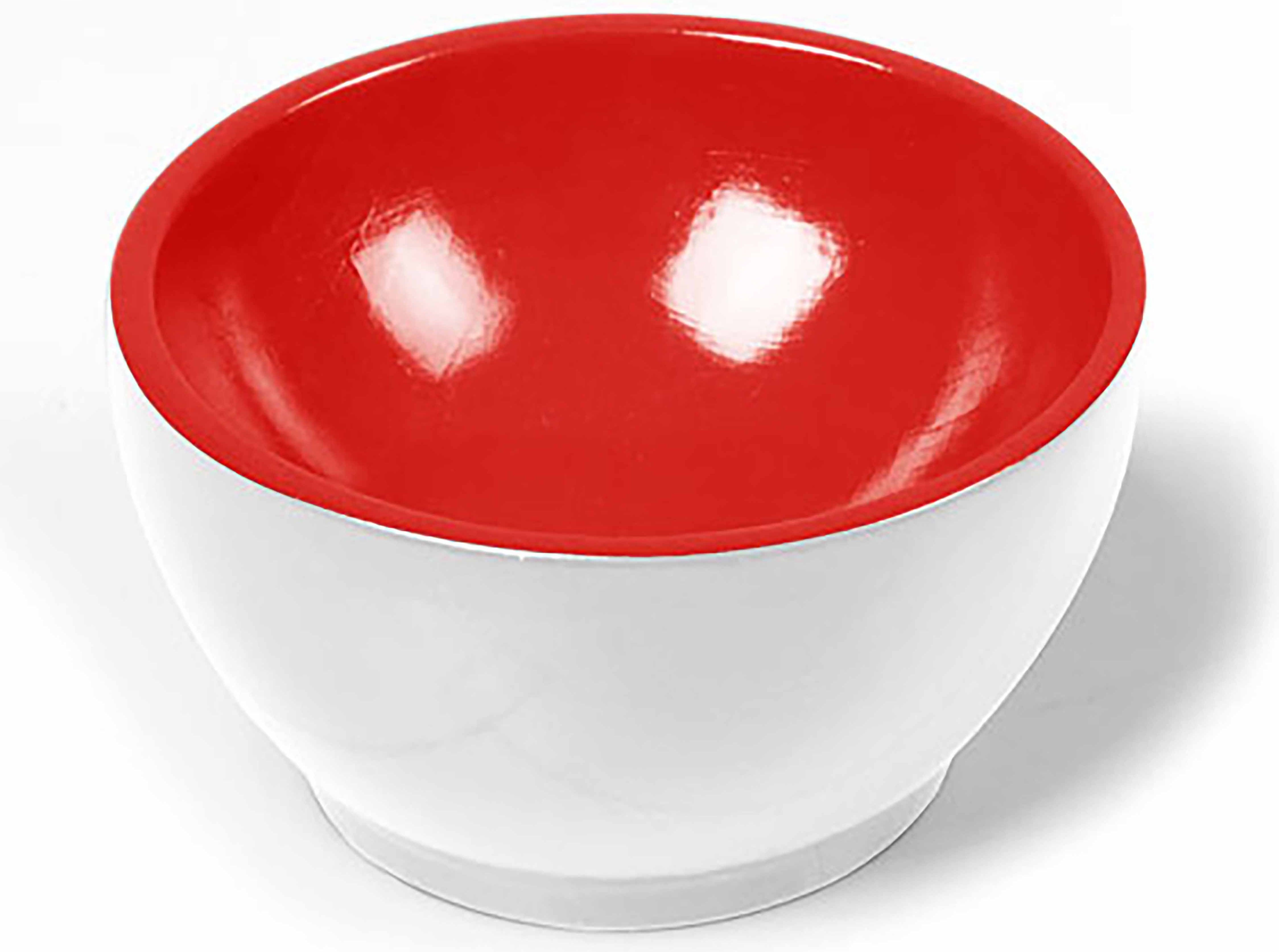 Nienhuis Montessori Wooden Cup: White / Red - obrázek 1