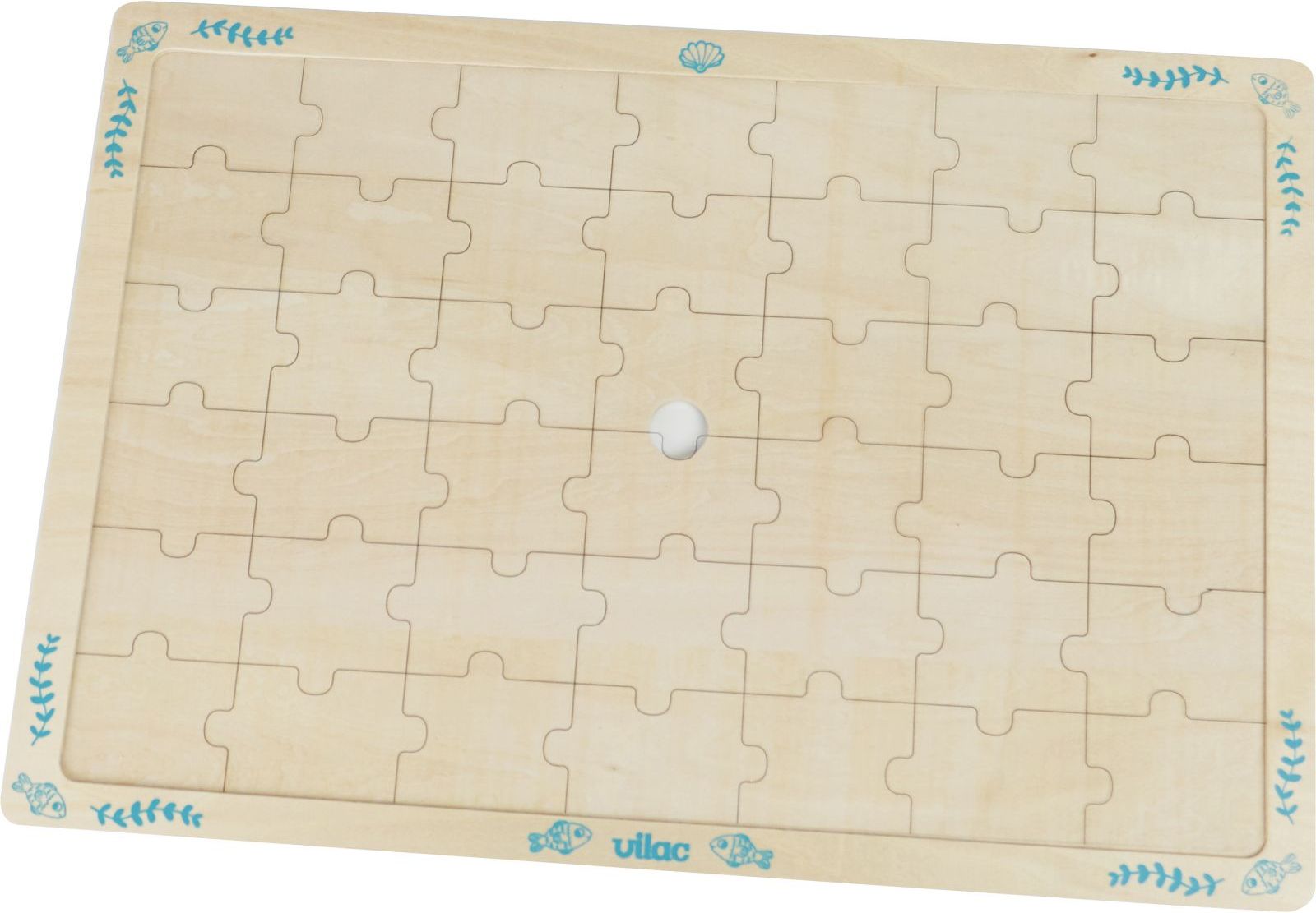 Vilac Dřevěné puzzle podmořský svět 42 dílků - obrázek 3