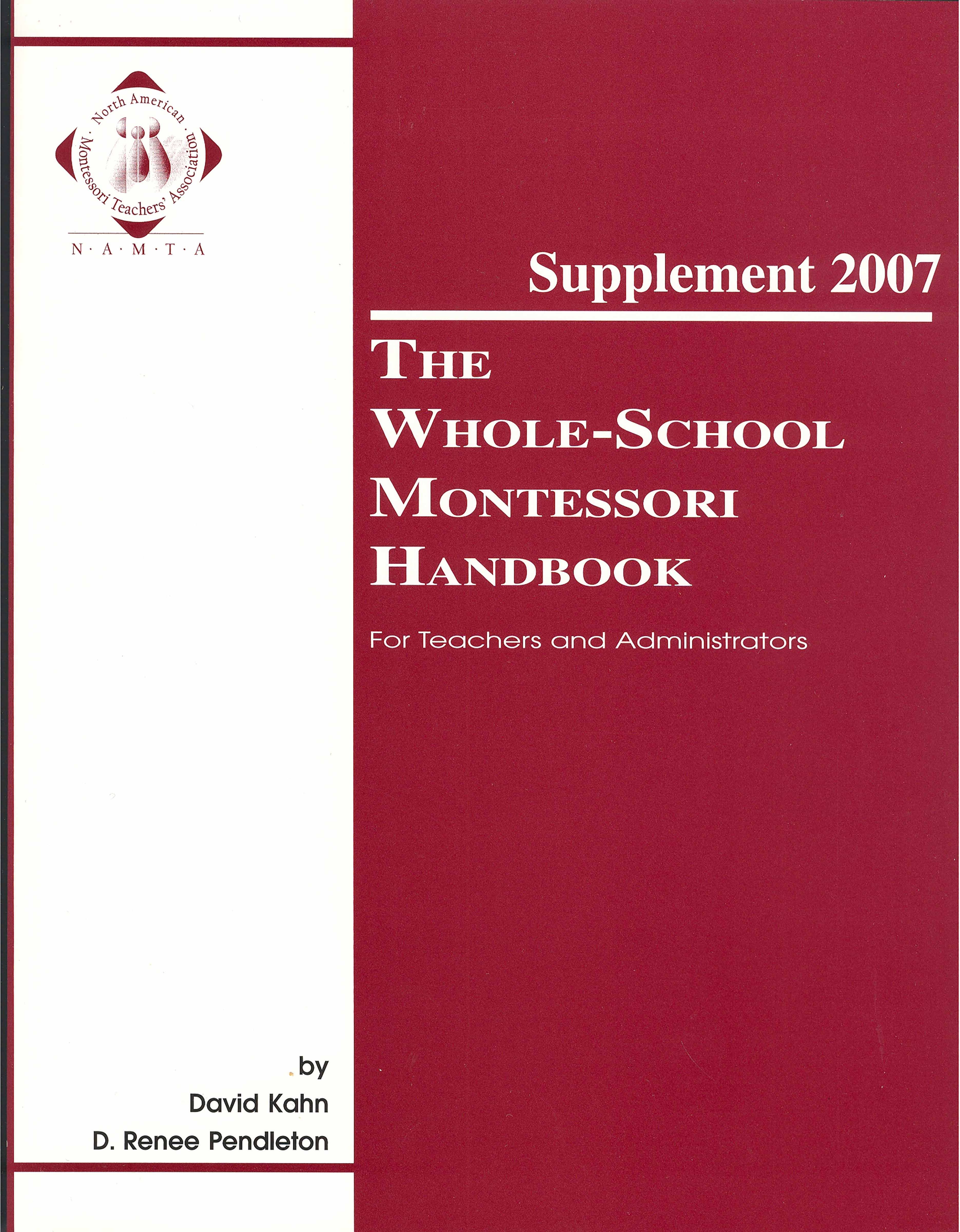 Nienhuis Montessori The Whole School Montessori Handbook: Supplement - obrázek 1