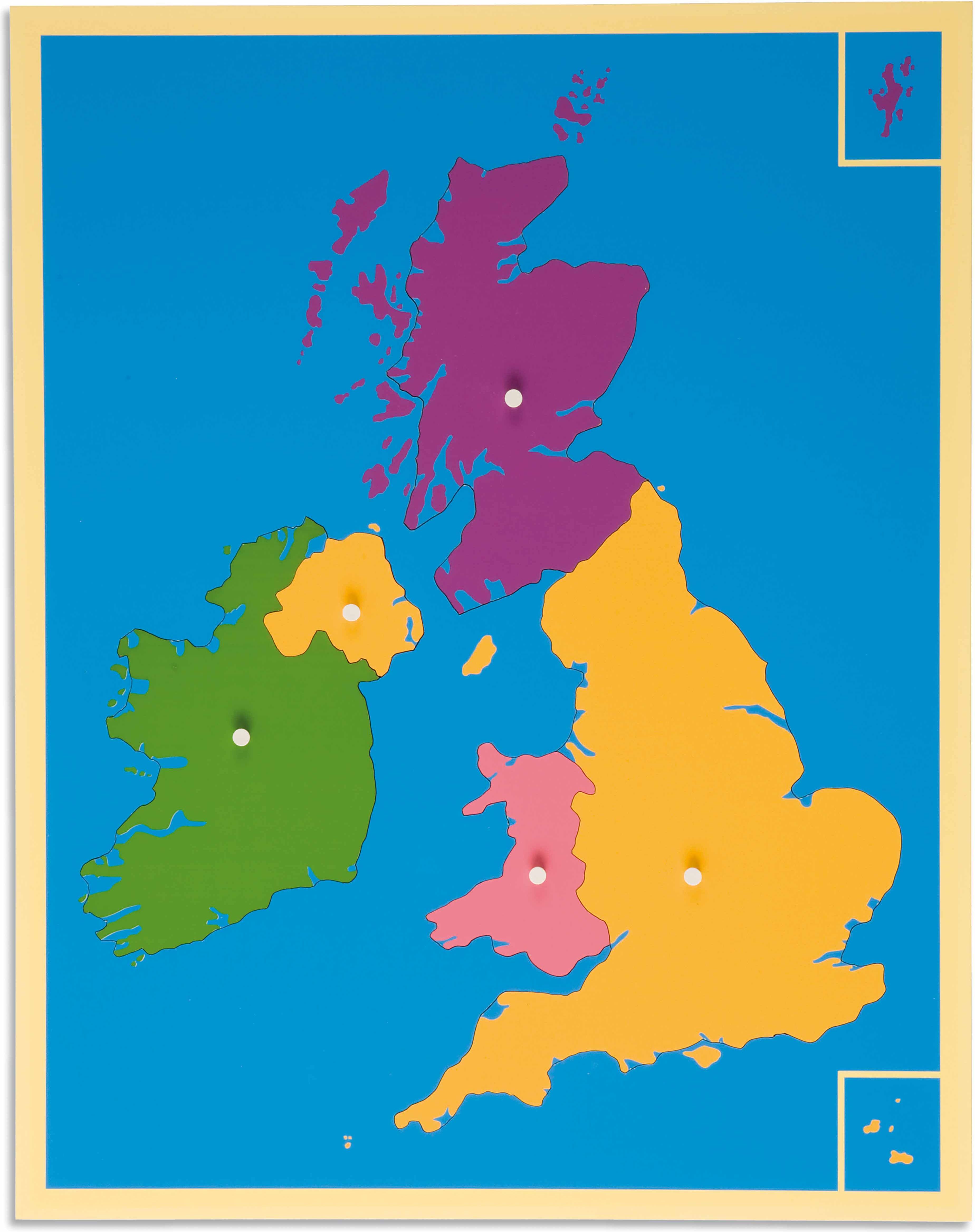 Nienhuis Montessori Puzzle Map: The United Kingdom - obrázek 1