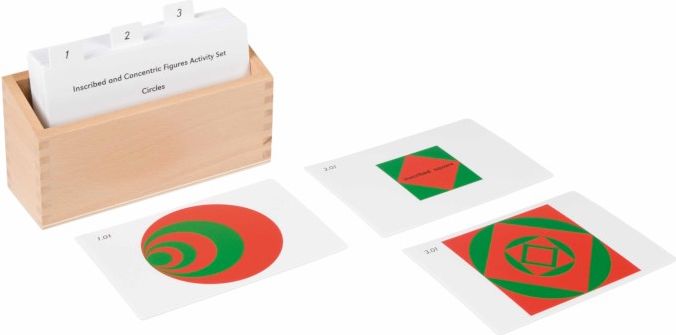 Nienhuis Montessori Inscribed And Concentric Figures Activity Set - obrázek 2