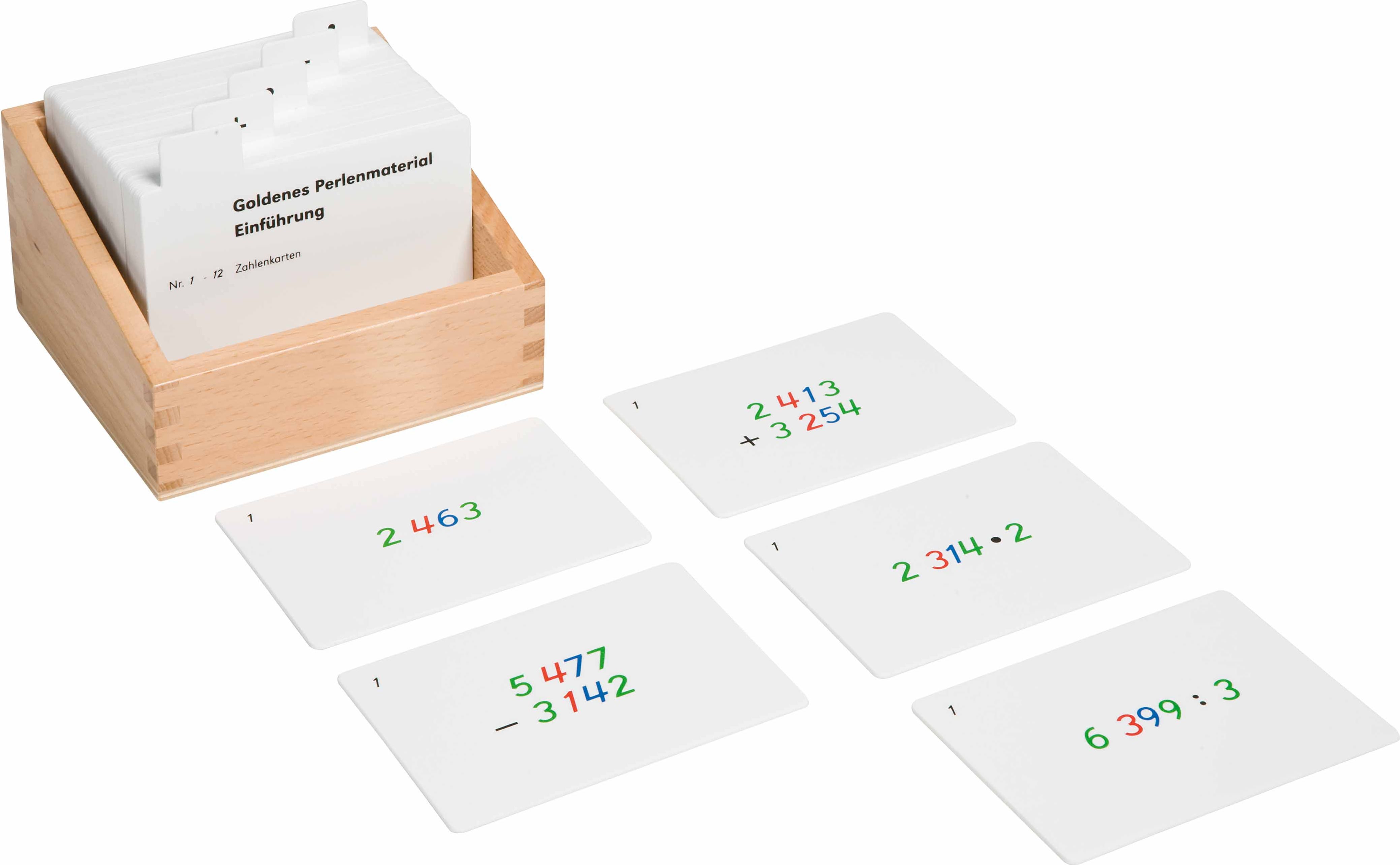 Nienhuis Montessori 60002 Golden Bead Material Activity Set (German version) - obrázek 1