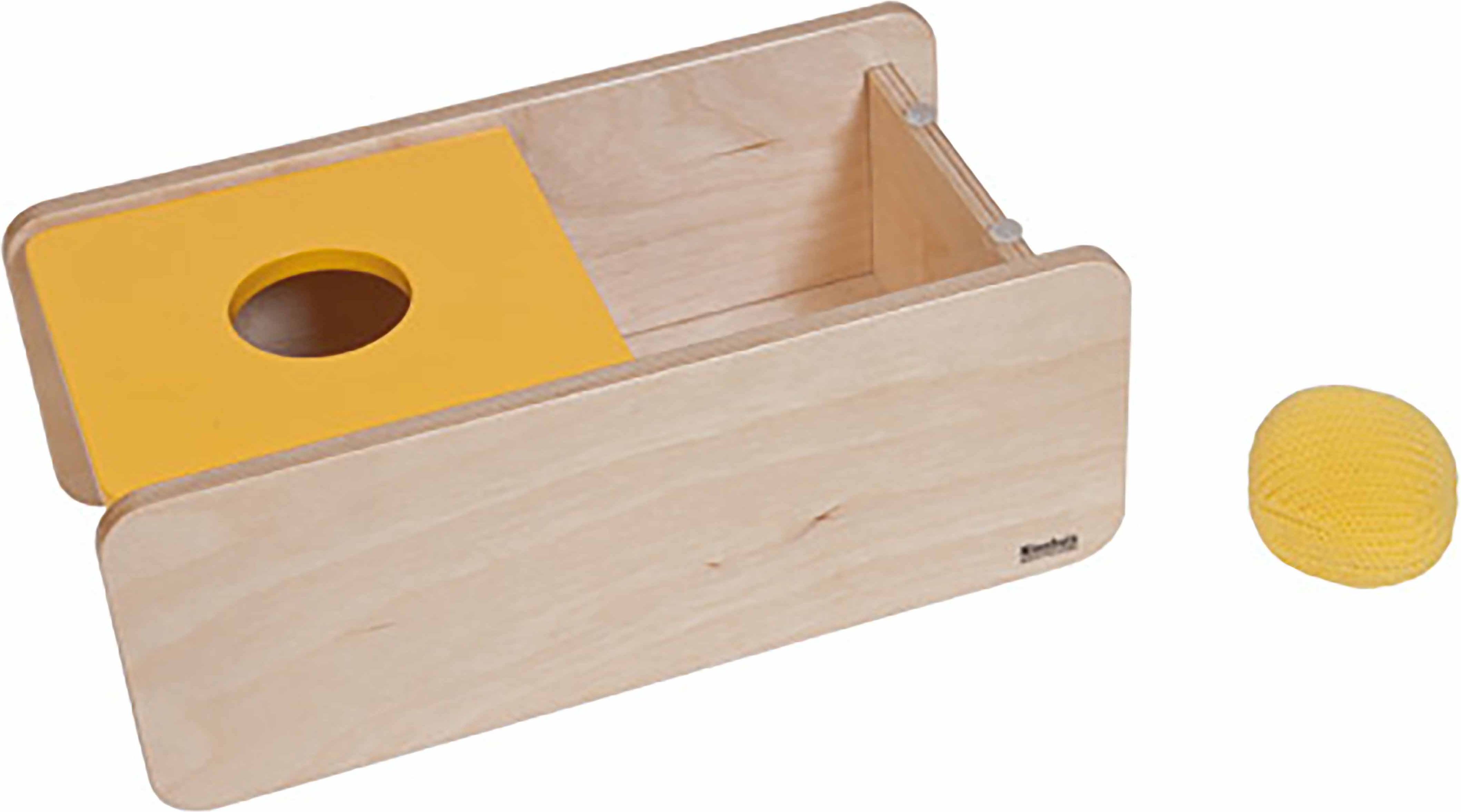 Nienhuis Montessori Imbucare Box With Flip Lid - Knit Ball - obrázek 1