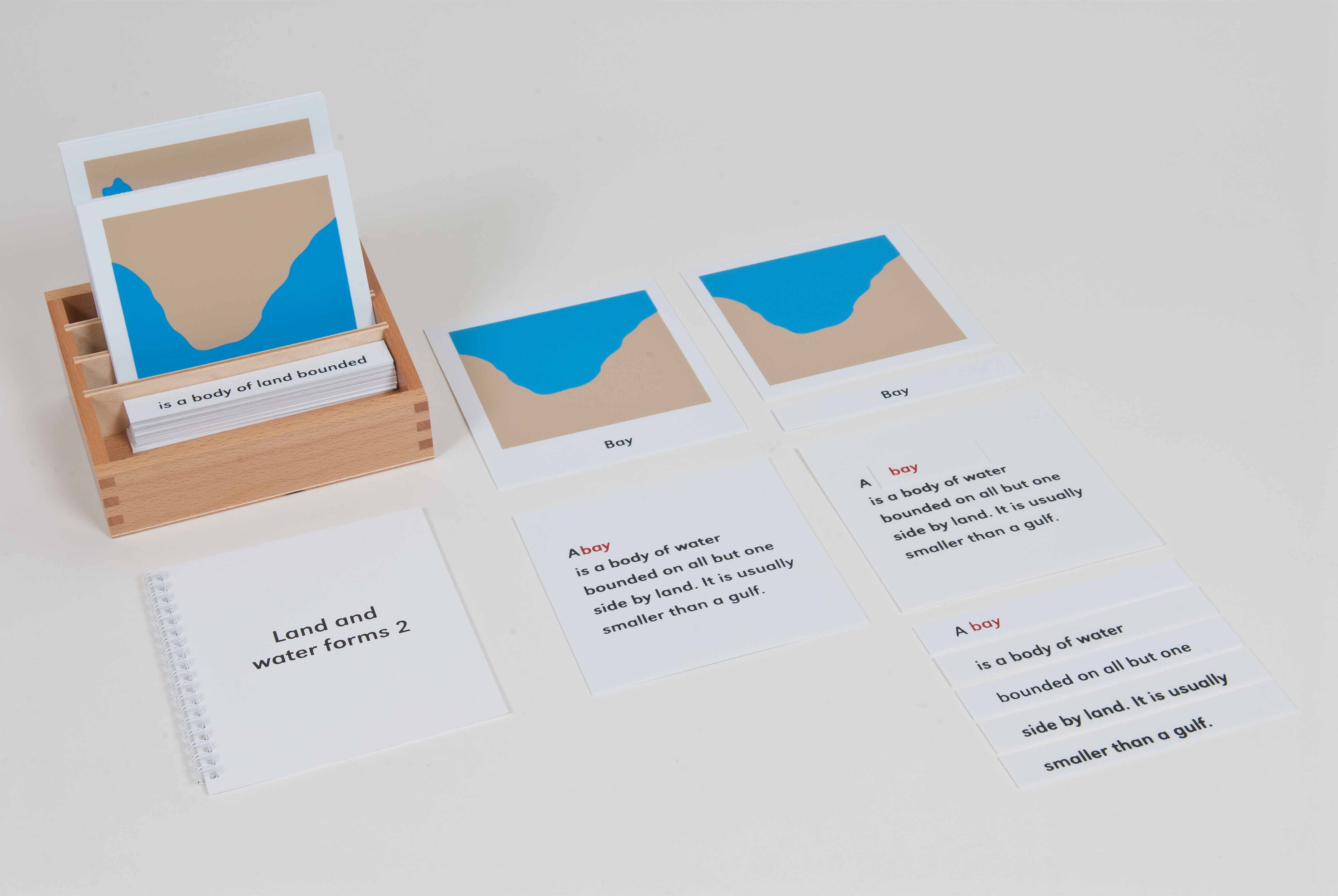 Nienhuis Montessori Nomenclature Cards Land And Water Forms: Set 2 - obrázek 1