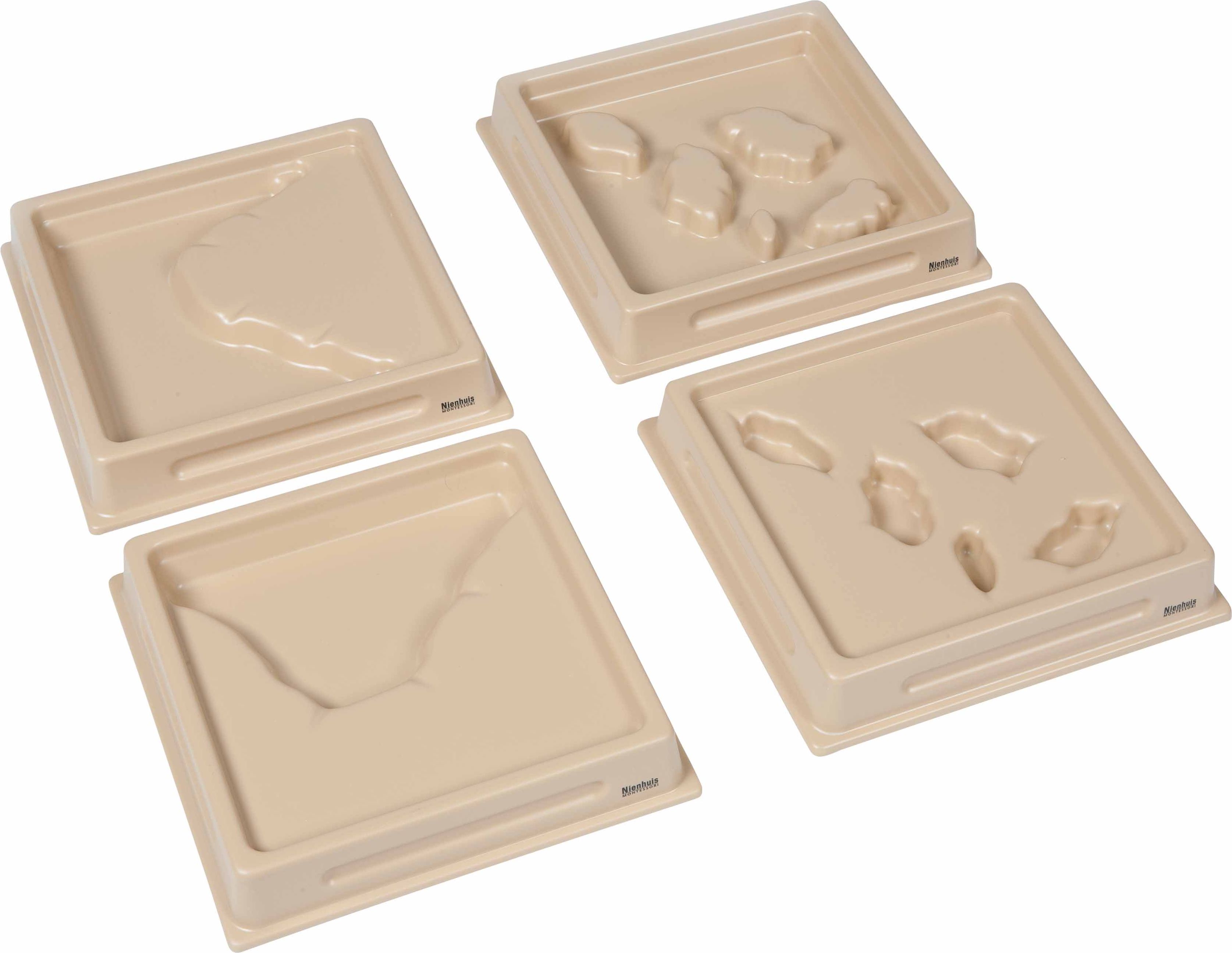 Nienhuis Montessori Land And Water Form Trays: Set 2 - obrázek 1