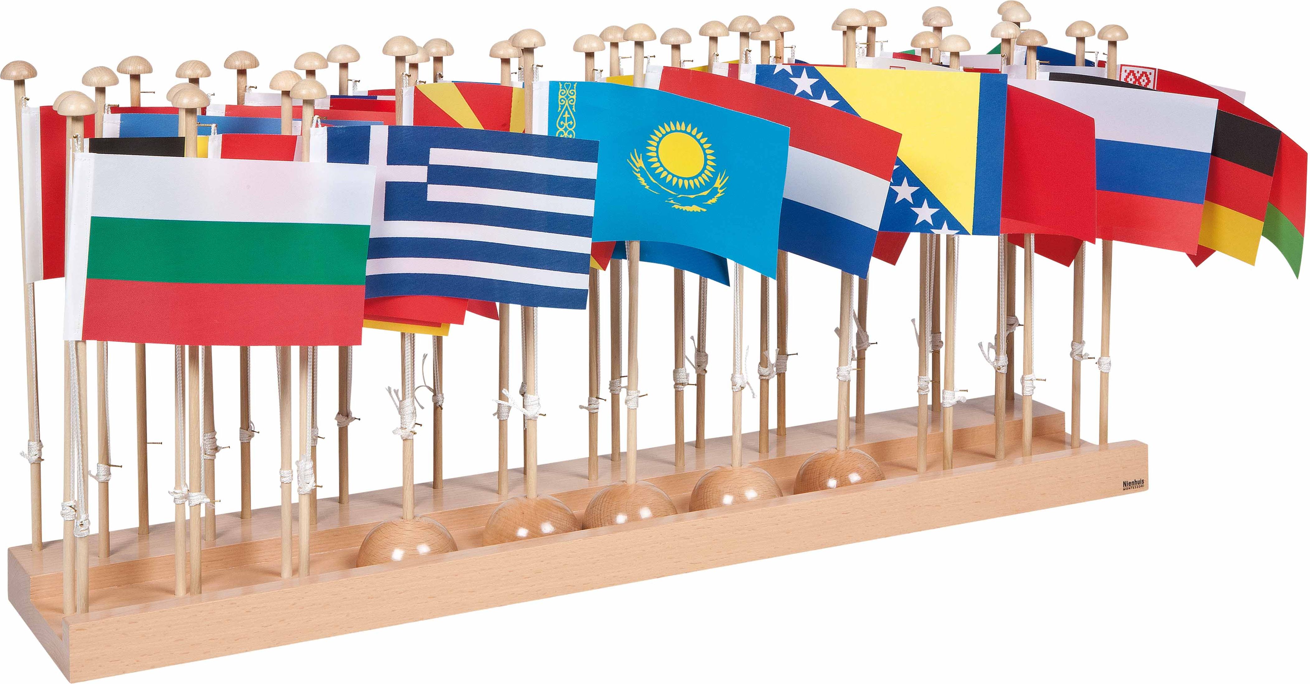 Nienhuis Montessori Flag Stand Of Europe - obrázek 1