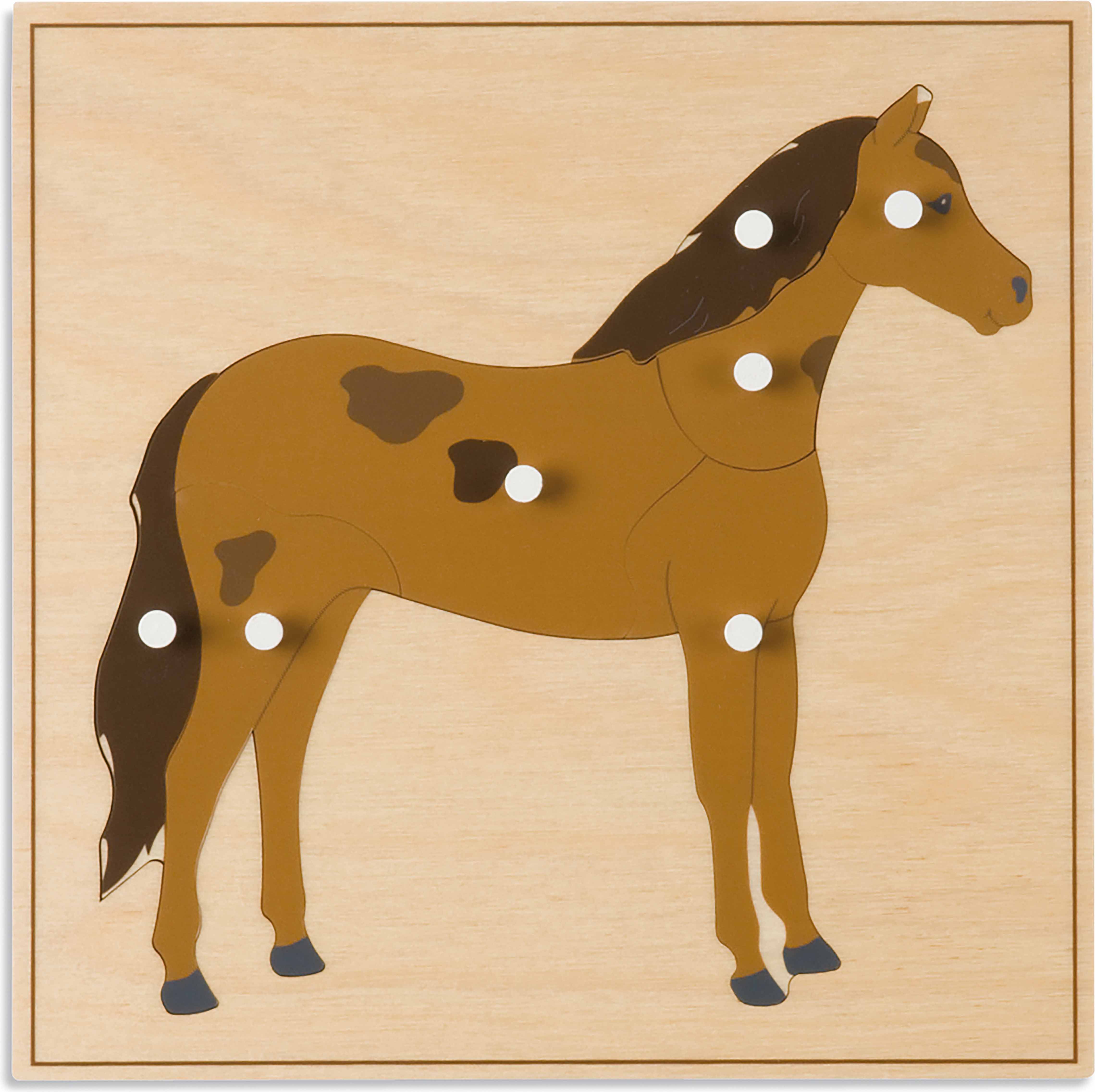 Nienhuis Montessori Animal Puzzle: Horse - obrázek 1