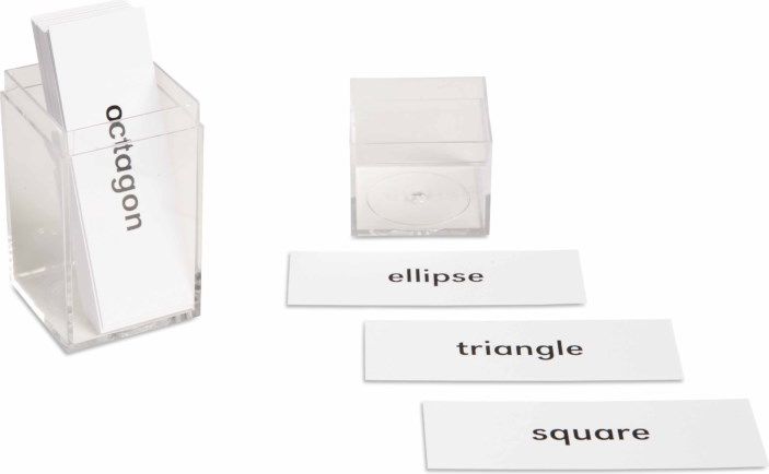 Nienhuis Montessori Geometric Beginning Labels - obrázek 1
