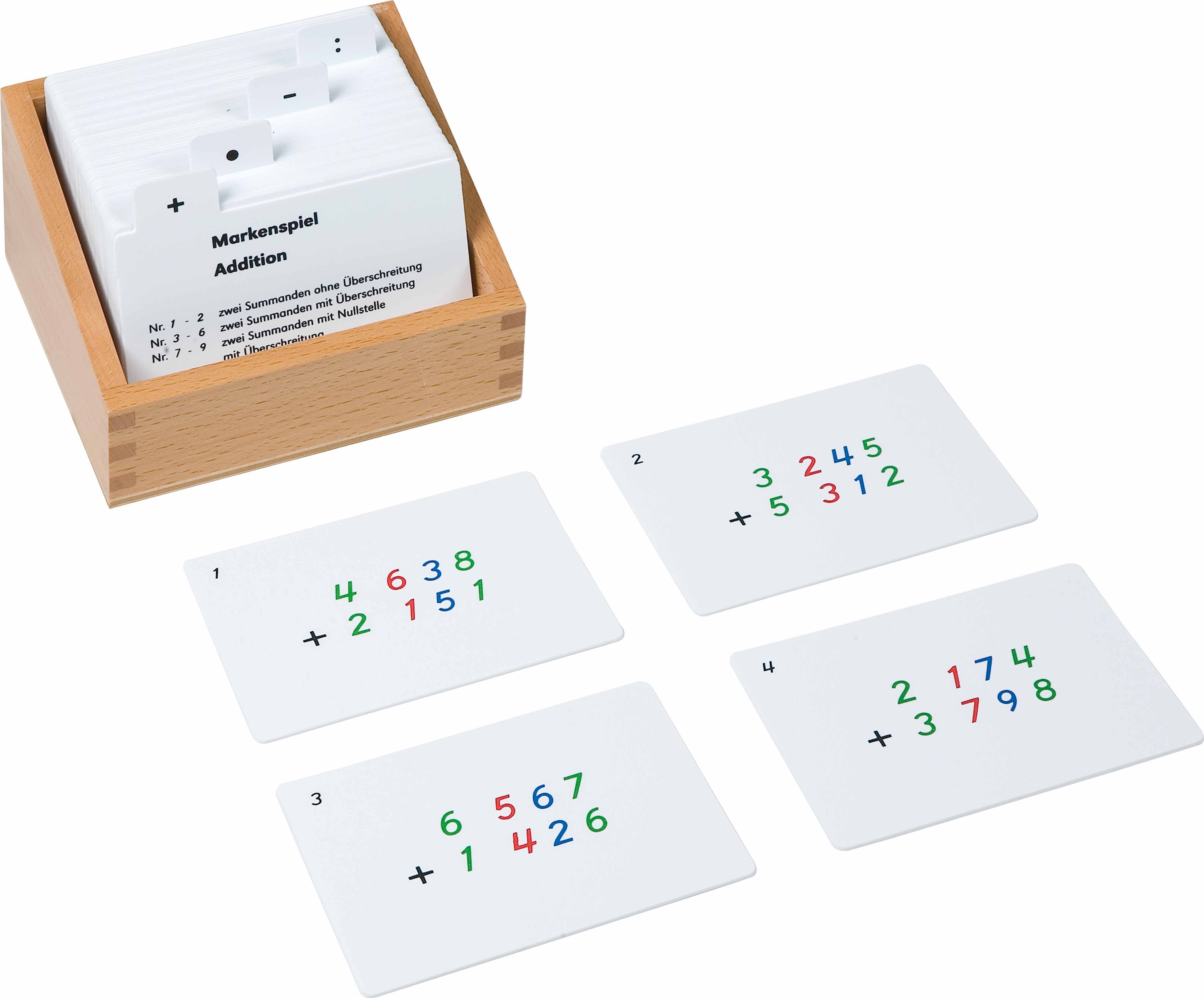 Nienhuis Montessori 60102 Stamp Game Activity Set (German version) - obrázek 1