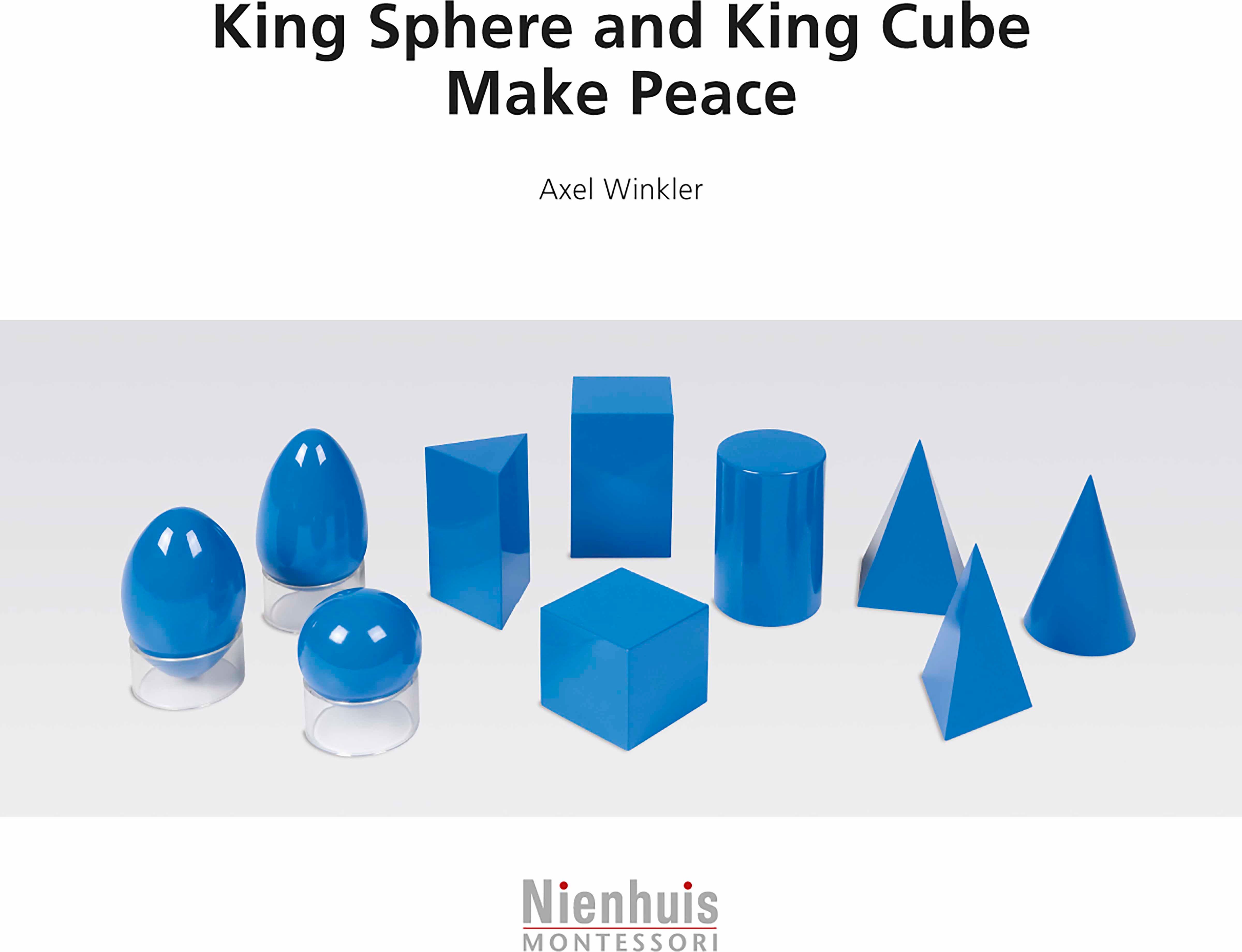 Nienhuis Montessori King Sphere & King Cube Make Peace - obrázek 1