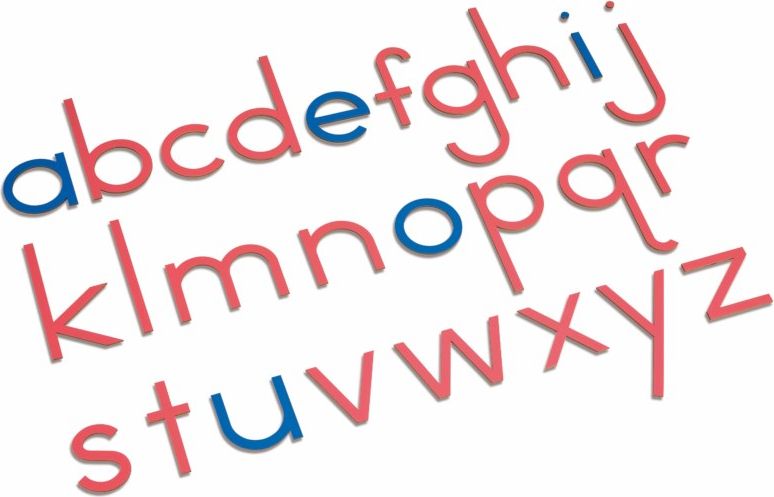 Nienhuis Montessori Wooden Movable Alphabet: International Print - obrázek 1