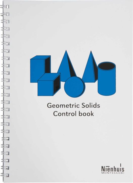 Nienhuis Montessori Geometric Solids Control Book - obrázek 1