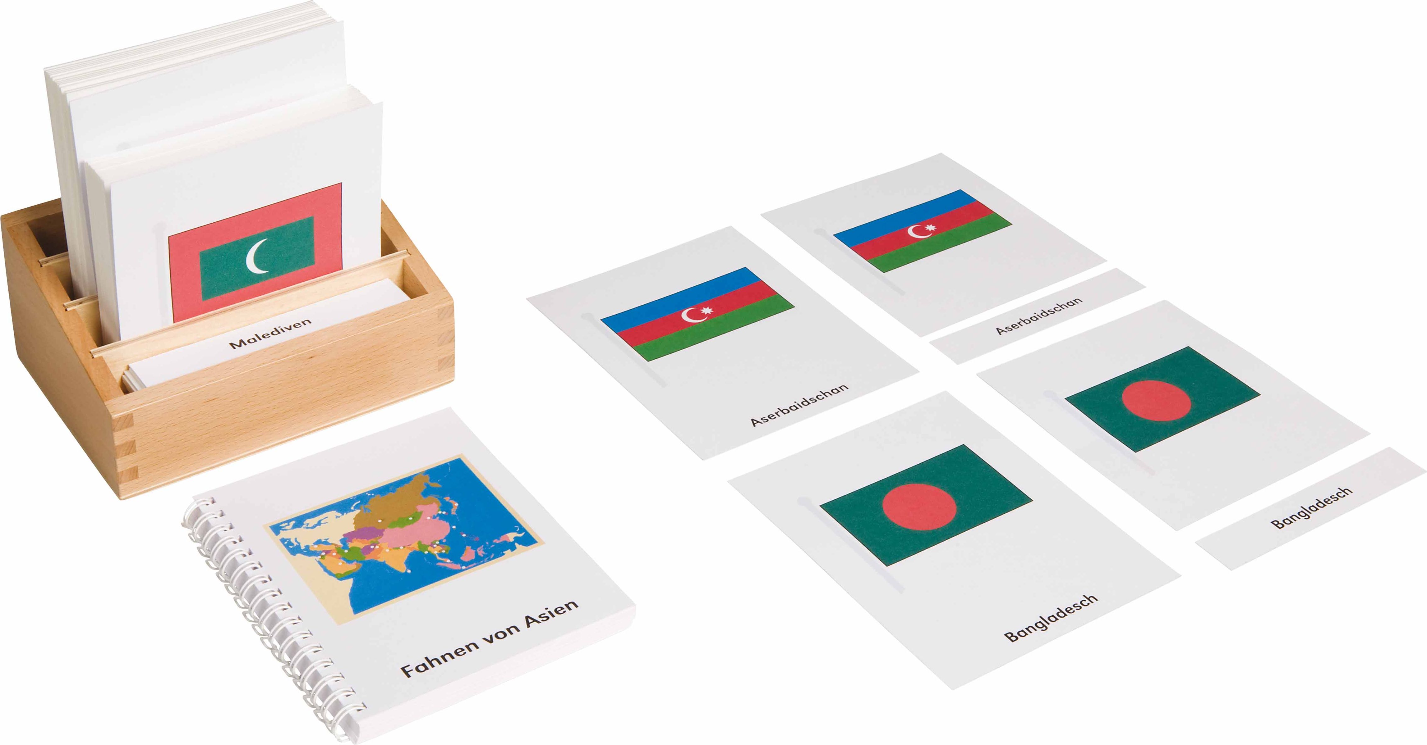 Nienhuis Montessori 76102 Flags Of Asia (German version) - obrázek 1