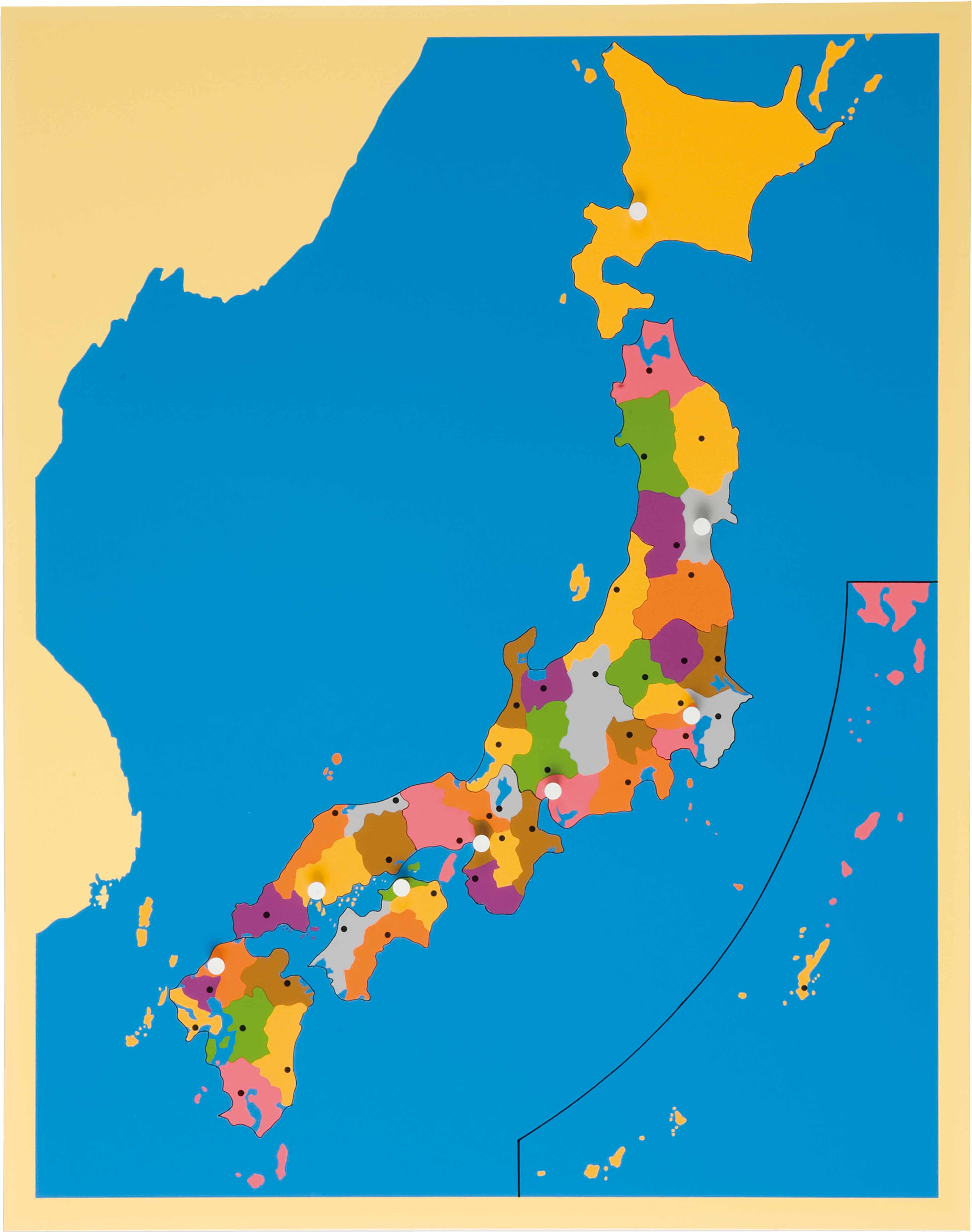 Nienhuis Montessori Puzzle Map: Japan - obrázek 1