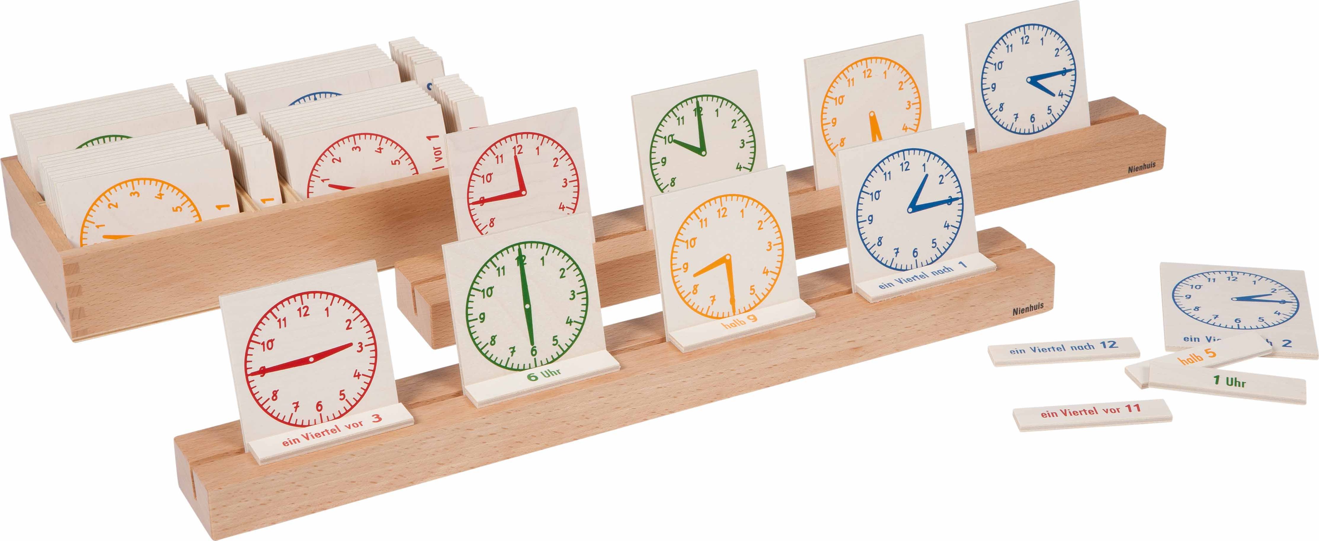 Nienhuis Montessori 310102 The Clock Exercise (German version) - obrázek 1