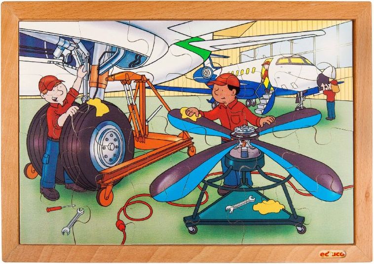Educo E523295 Technique puzzle - airdock - obrázek 1