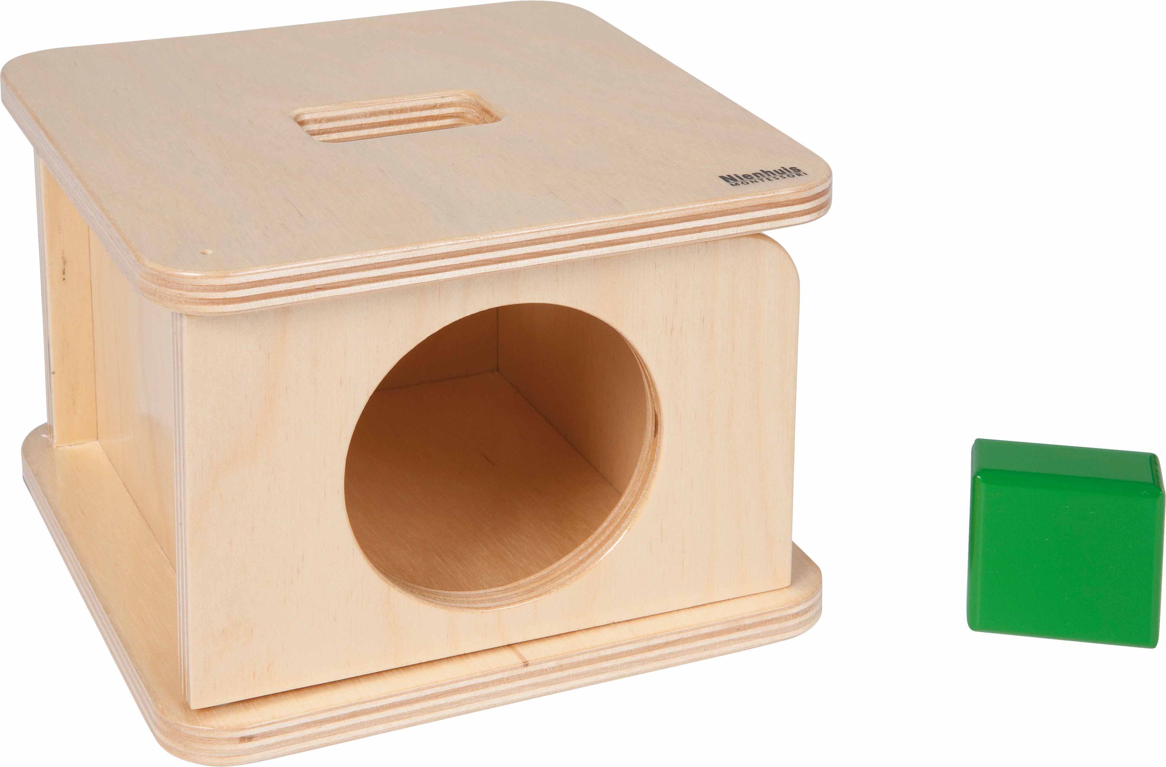 Nienhuis Montessori Imbucare Box With Rectangular Prism - obrázek 1