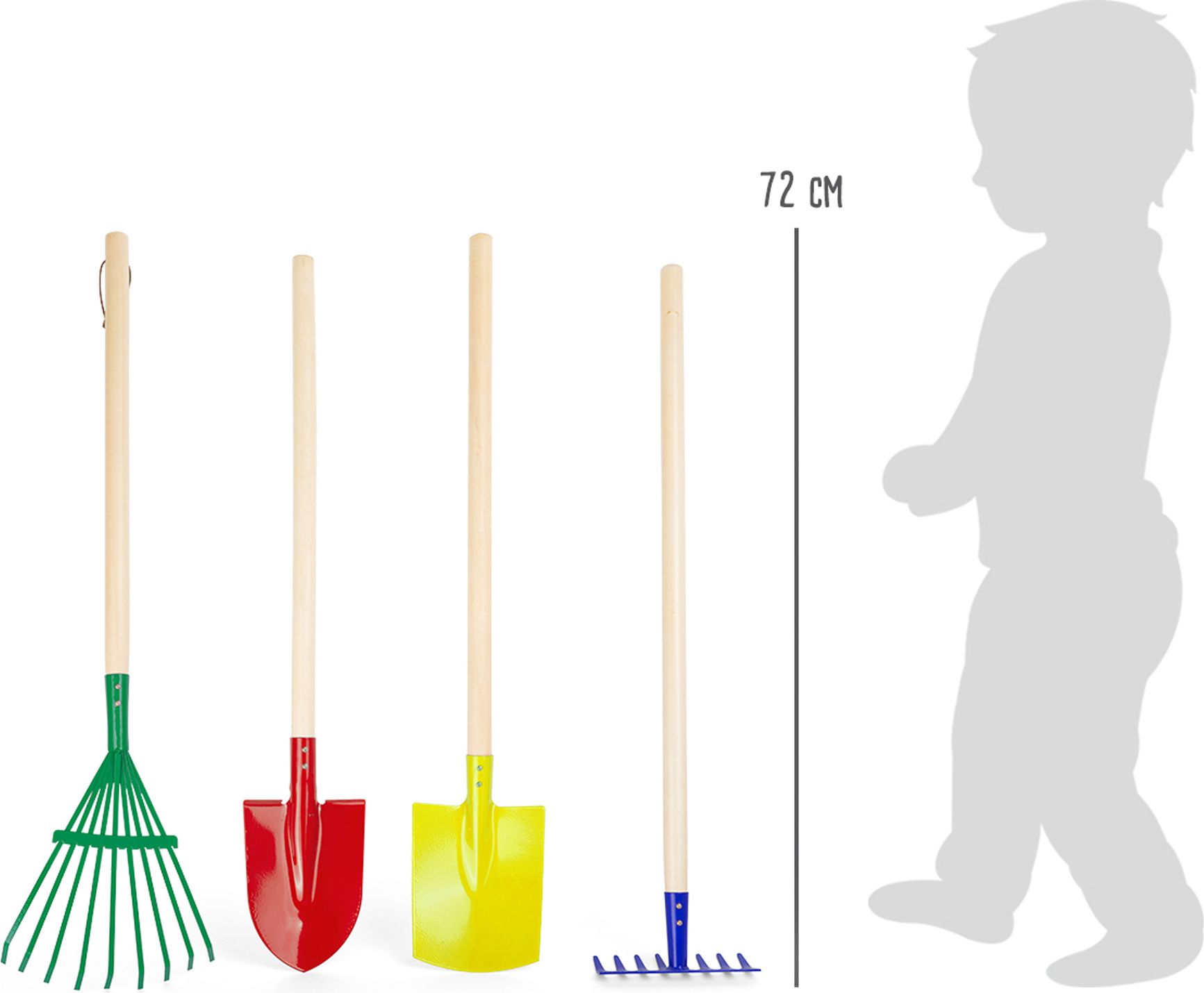 Legler Small Foot Set barevného zahradního nářadí - obrázek 2
