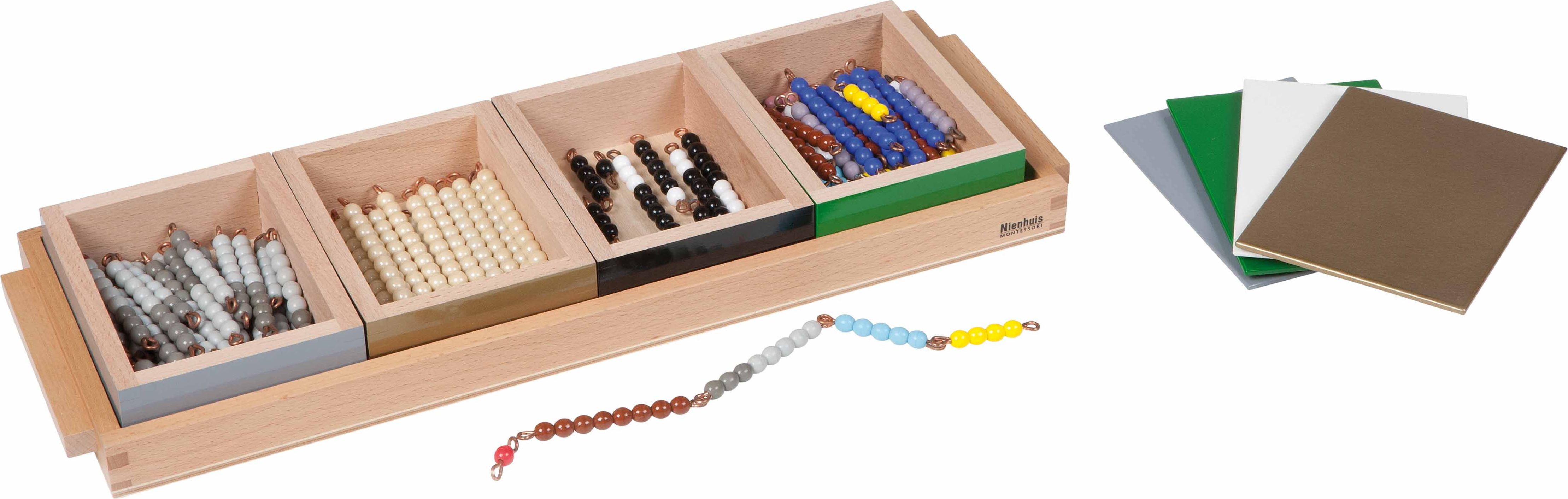 Nienhuis Montessori Subtraction Snake Game: Individual Beads Glass - obrázek 1
