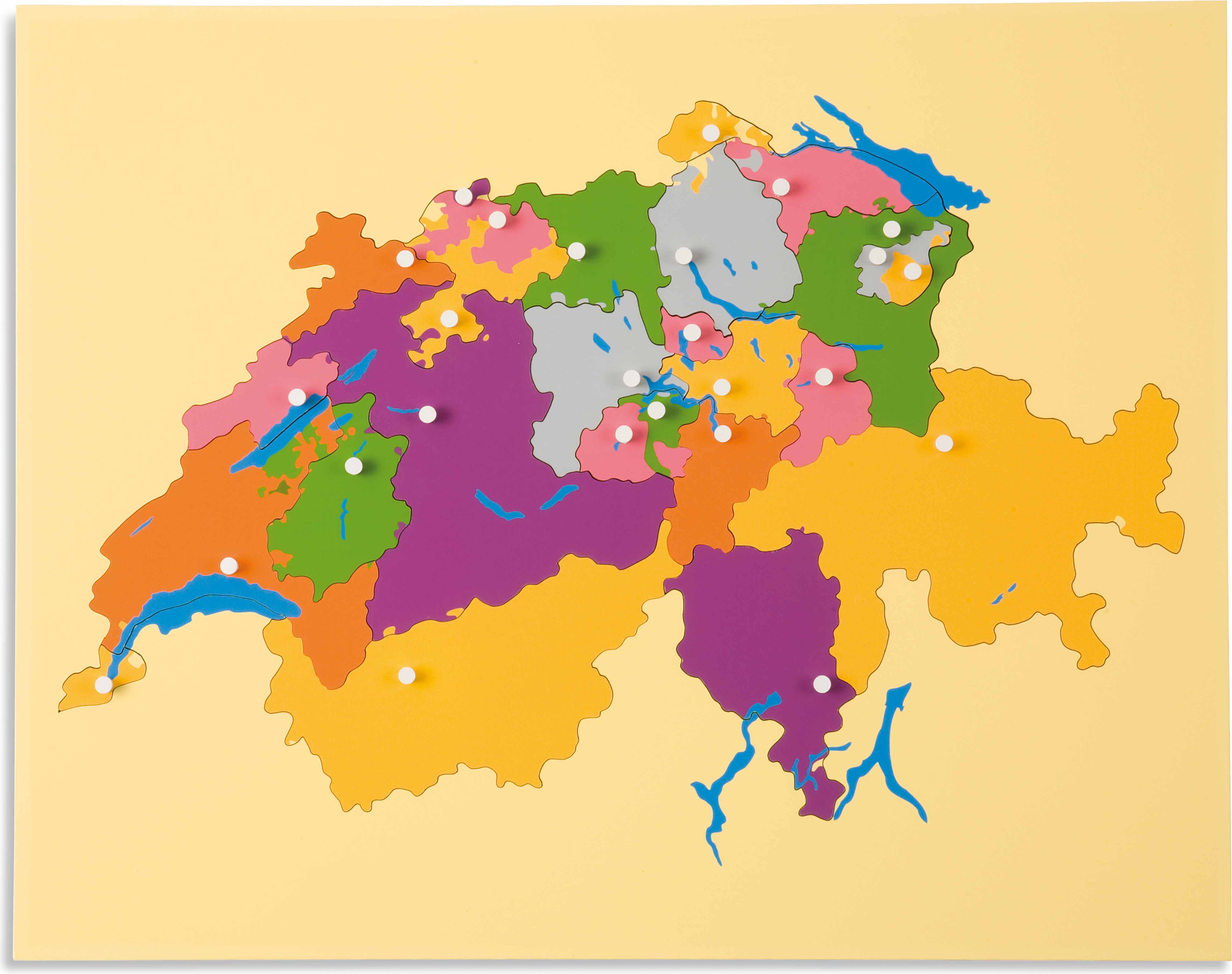 Nienhuis Montessori Puzzle Map: Switzerland - obrázek 1