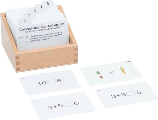 Nienhuis Montessori Colored Bead Bars Activity Set - obrázek 1