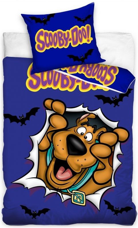 Carbotex · Dětské bavlněné ložní povlečení Scooby-Doo - 100% bavlna - 70 x 90 cm + 140 x 200 cm - obrázek 1