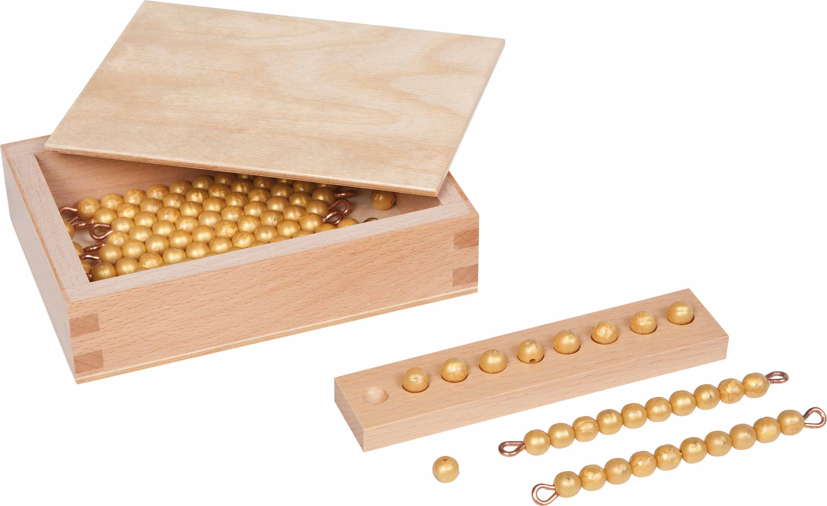 Nienhuis Montessori Tens Bead Box: Individual Beads Nylon - obrázek 1