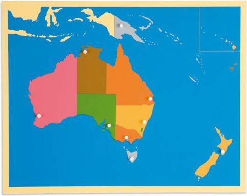 Puzzle – mapa Austrálie - obrázek 1