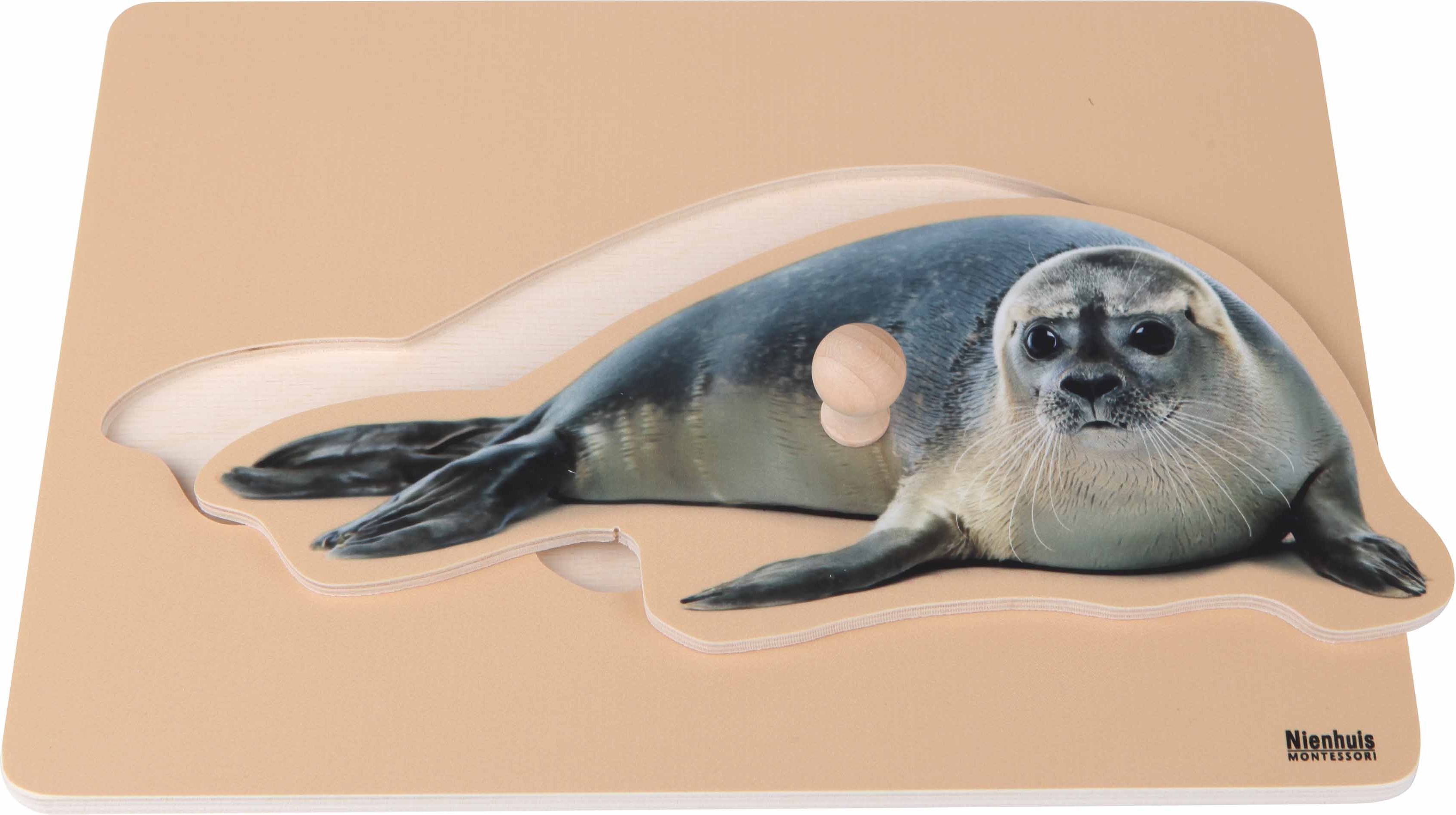 Nienhuis Montessori Toddler Puzzle: Seal - obrázek 1