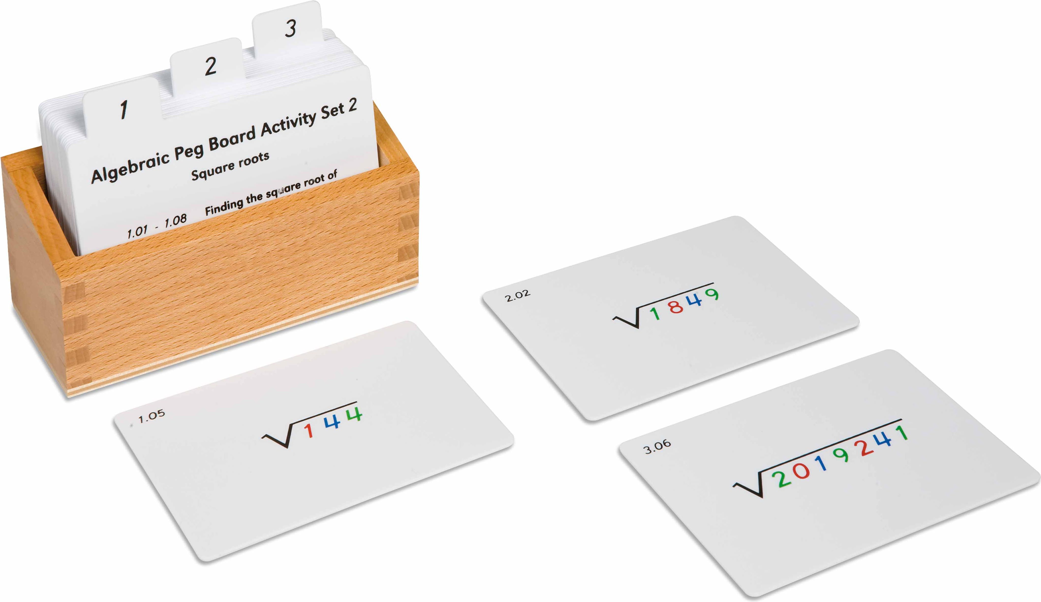 Nienhuis Montessori Algebraic Peg Board Activity Set: 2 - obrázek 1