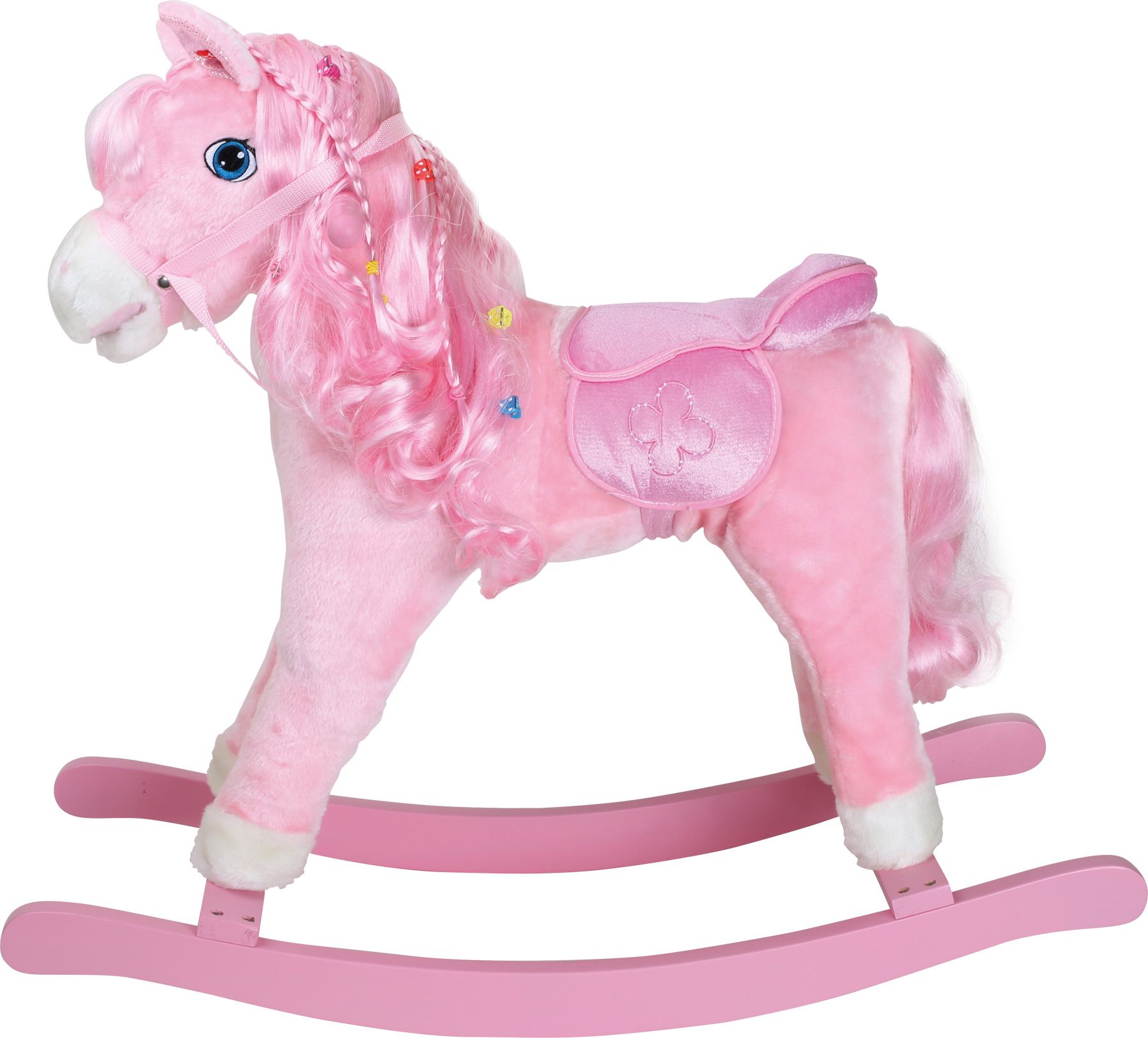 Legler Small Foot Dřevěný houpací růžový kůň Pinky - obrázek 2