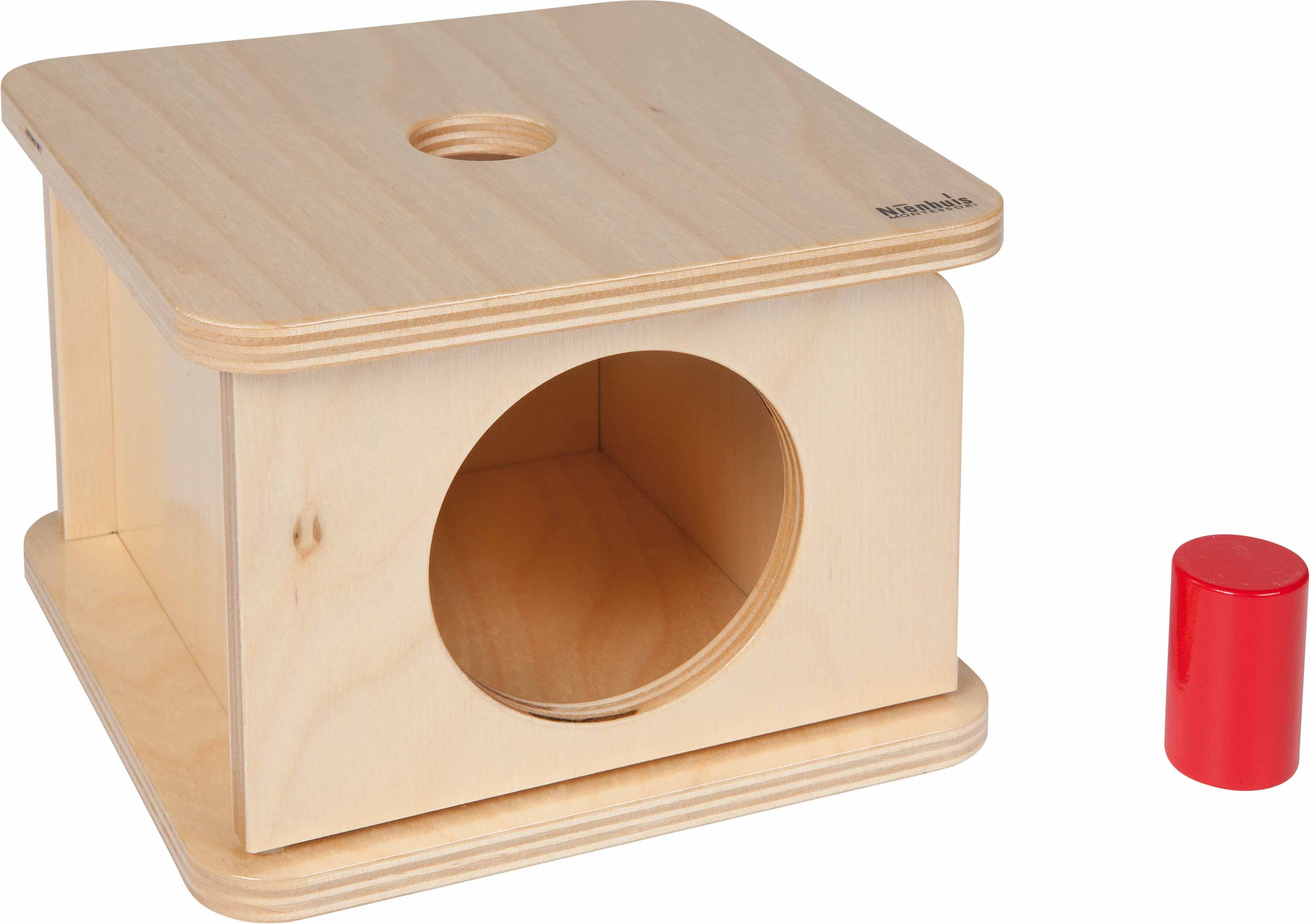Nienhuis Montessori Imbucare Box With Small Cylinder - obrázek 1