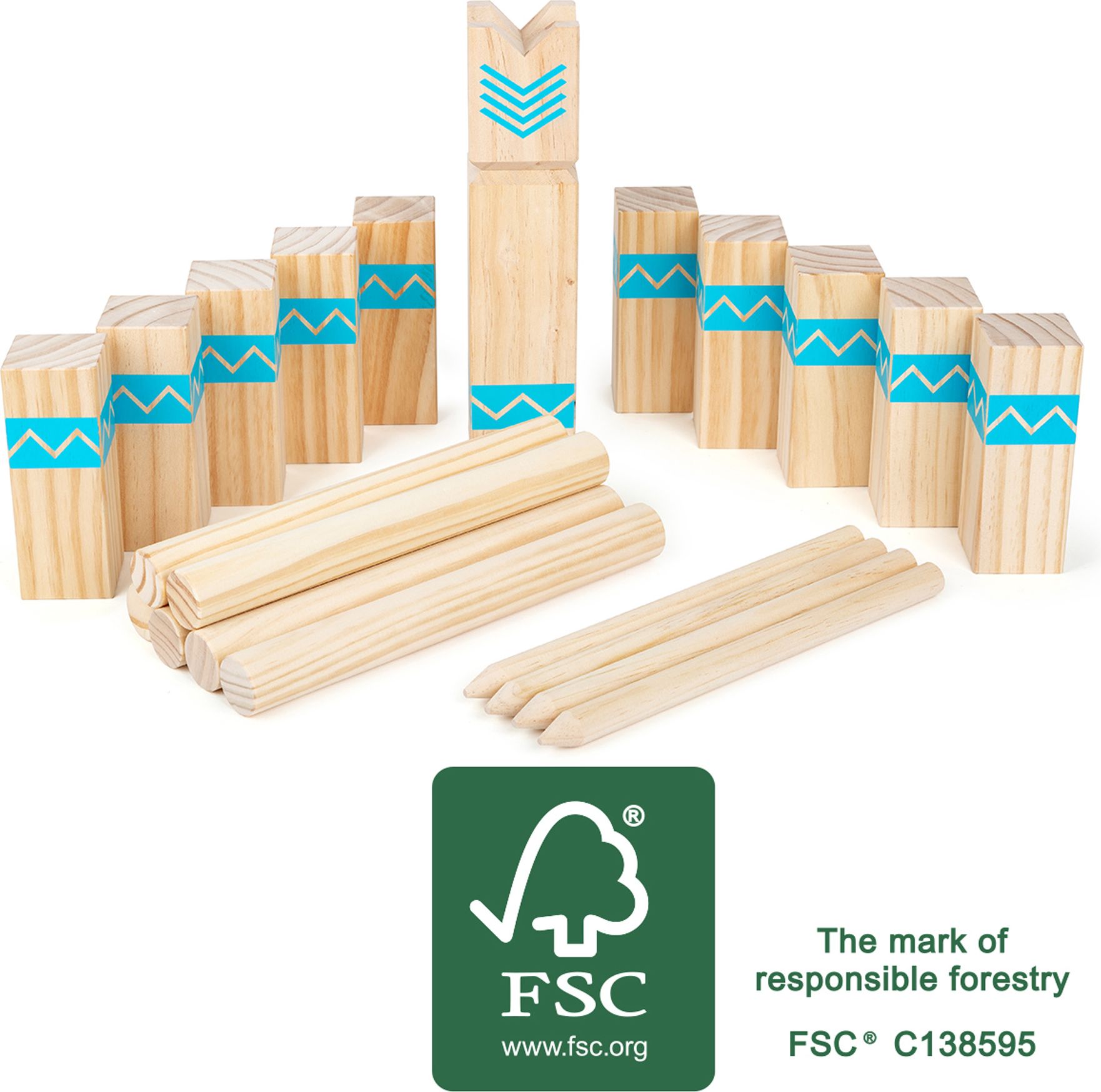 Legler Small Foot Vikingské kostky Kubb - obrázek 2